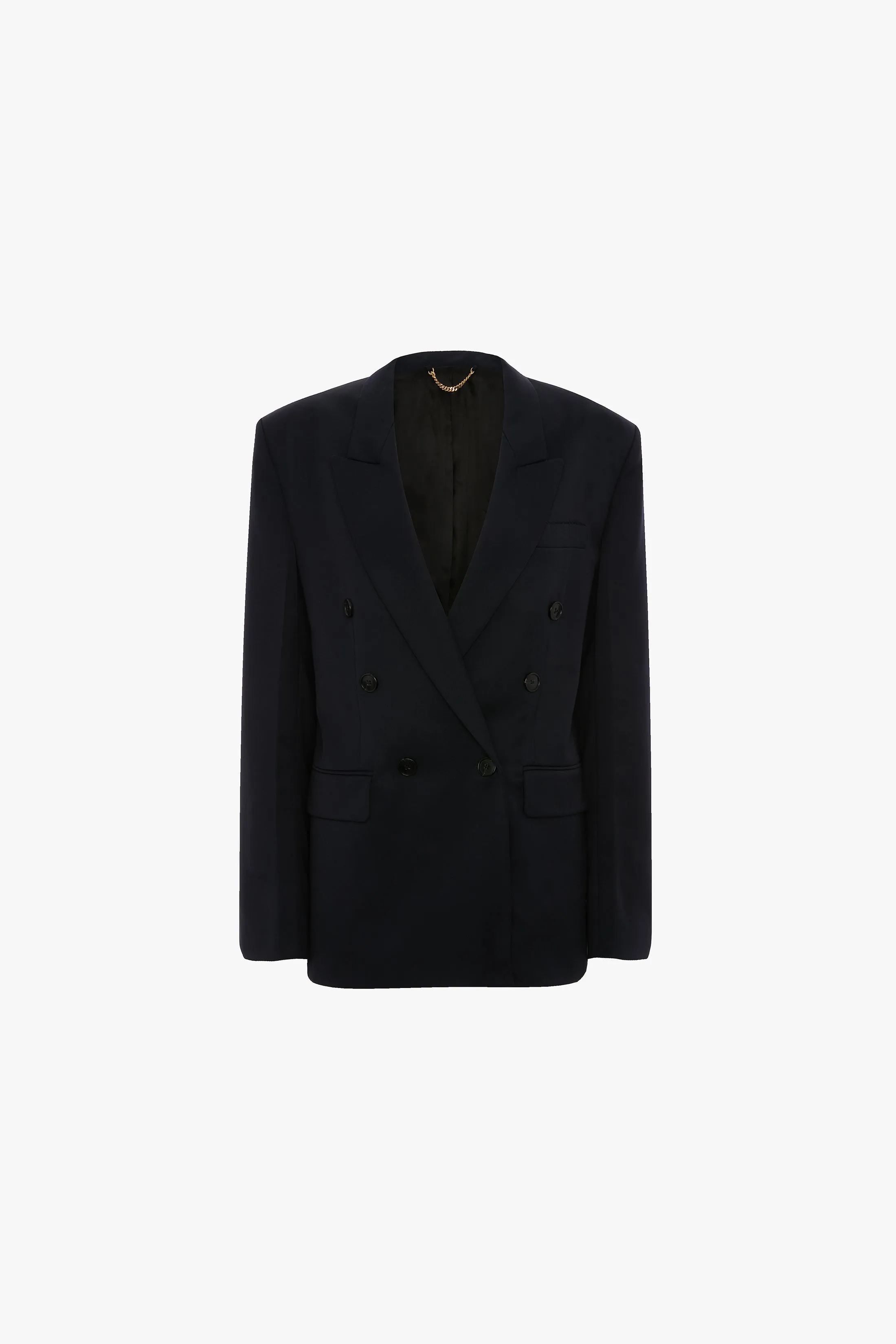 Tailored Jacket In Navy sold by Victoria Beckham product image thumbnail 4