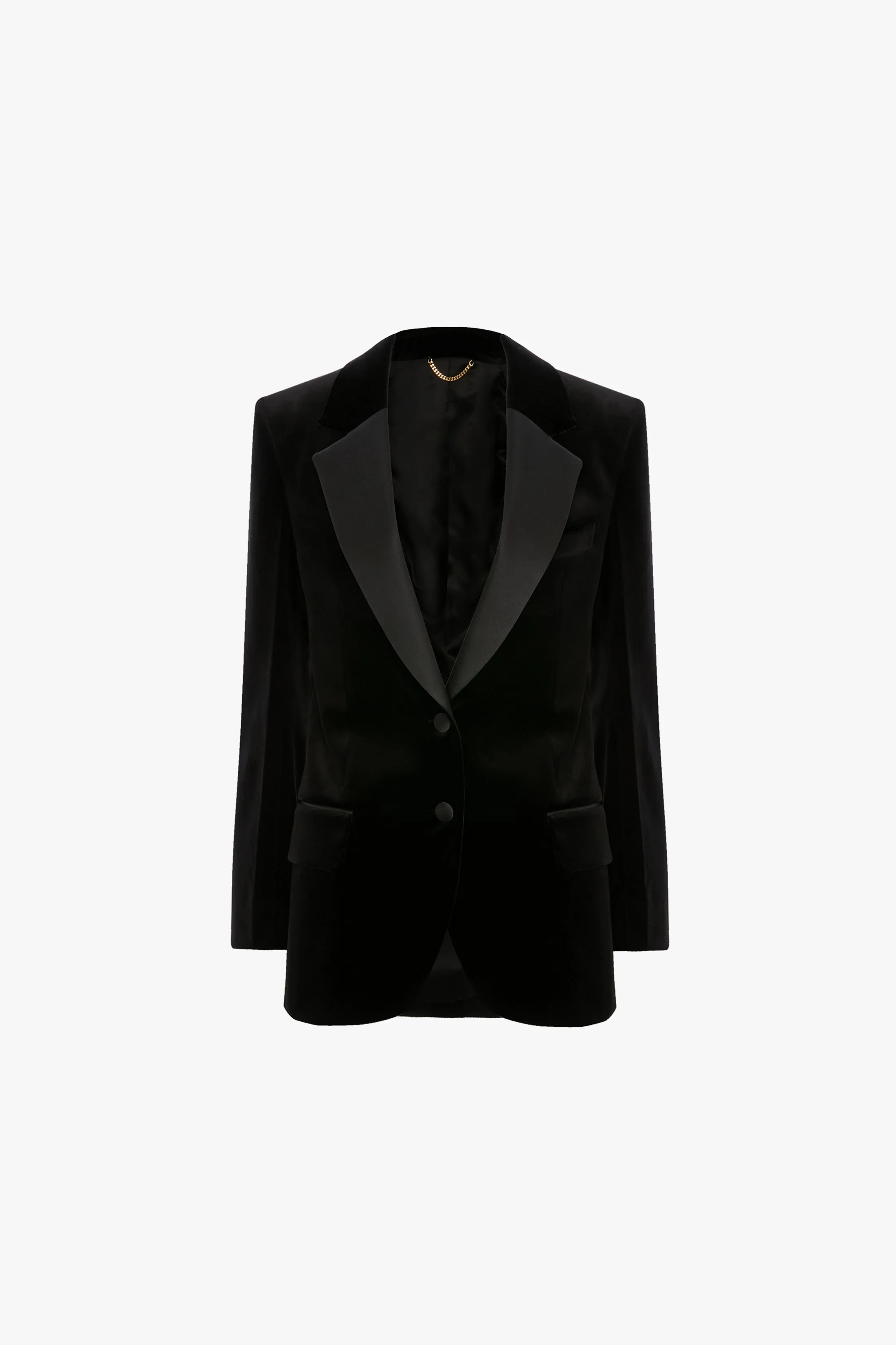 Tailored Jacket In Black Velvet sold by Victoria Beckham product image thumbnail 5
