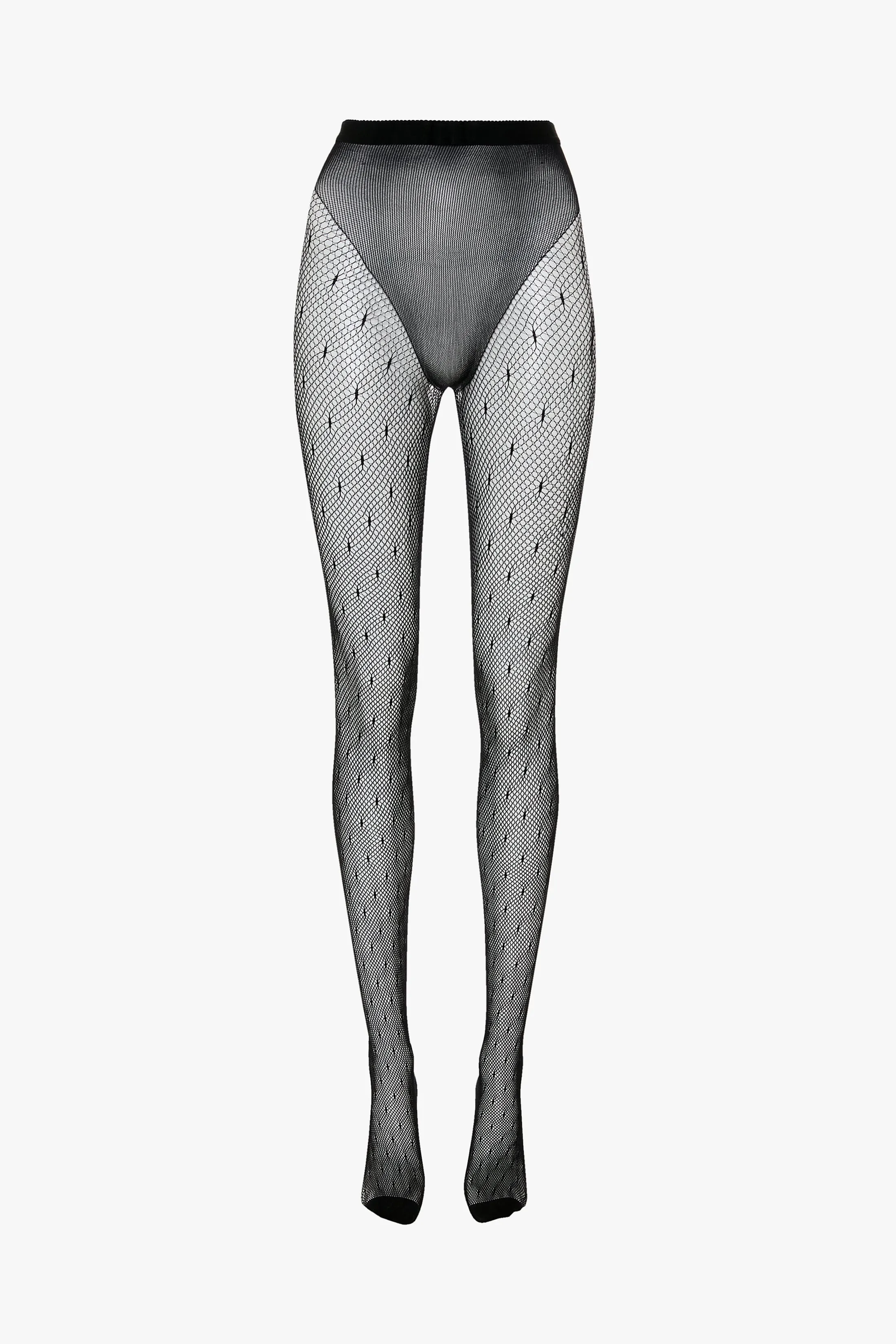 Fishnet Tights In Black sold by Victoria Beckham