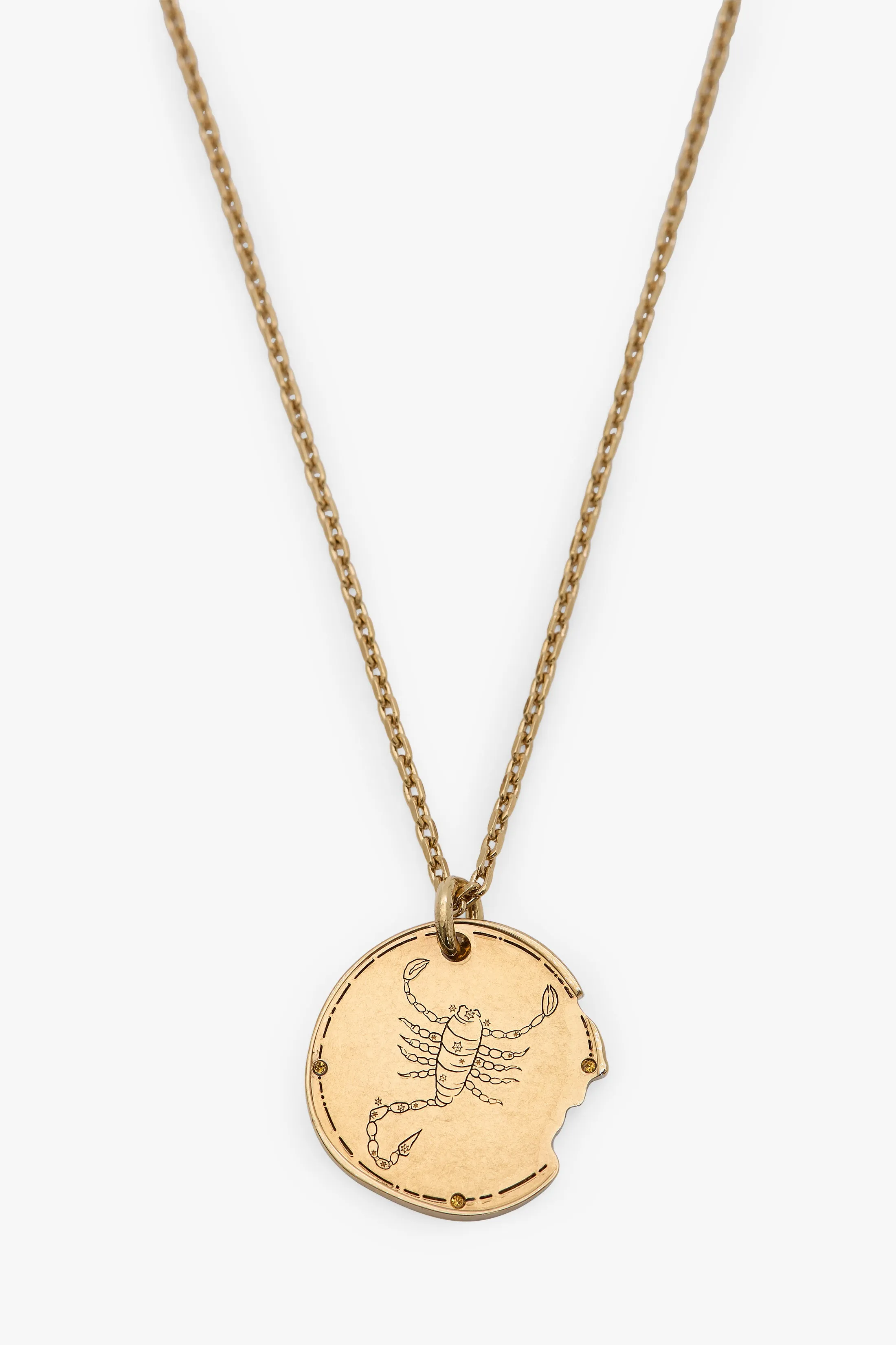 Scorpio Zodiac Necklace sold by Victoria Beckham