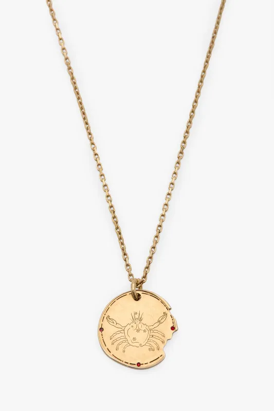Cancer Zodiac Necklace sold by Victoria Beckham