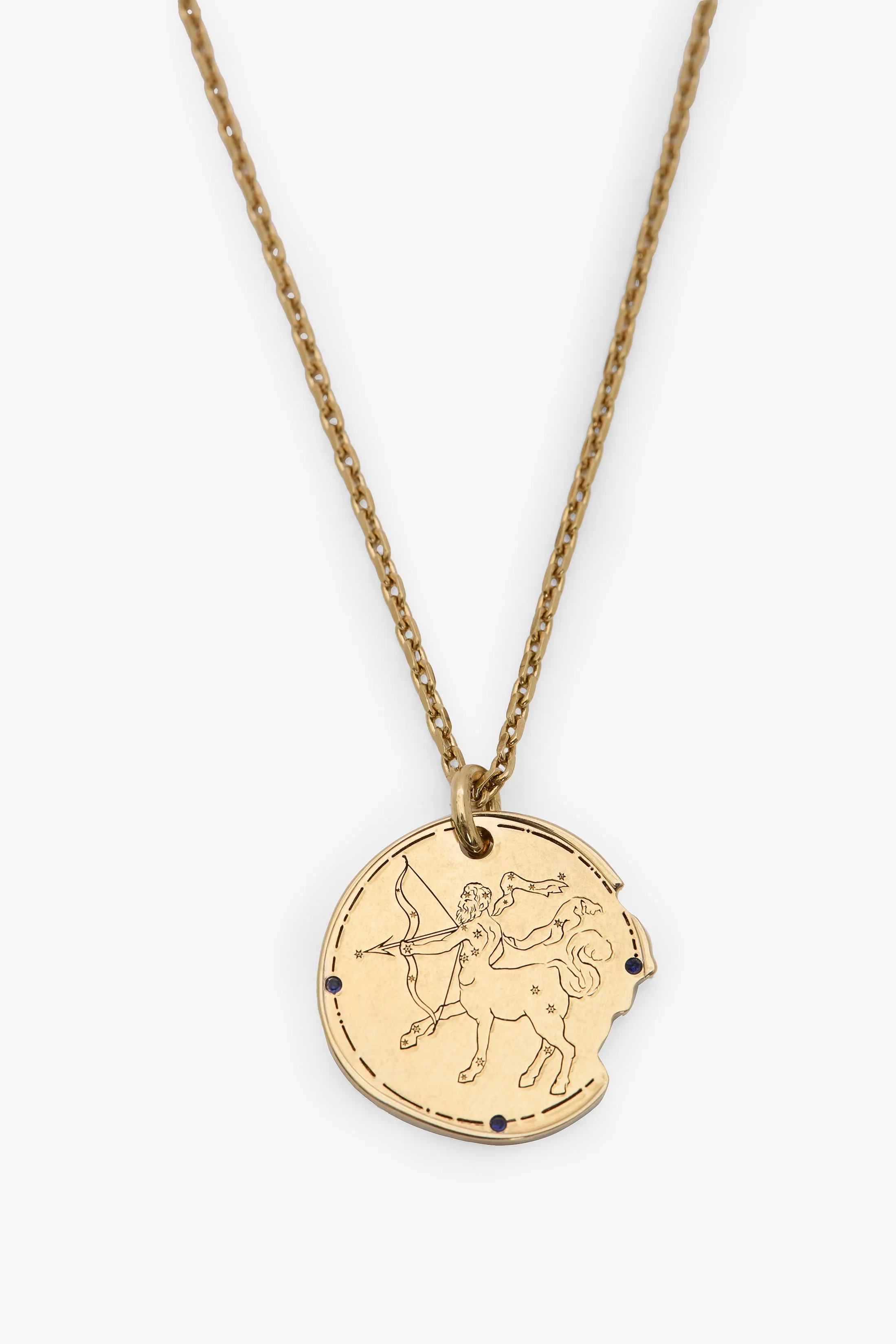 Sagittarius Zodiac Necklace sold by Victoria Beckham