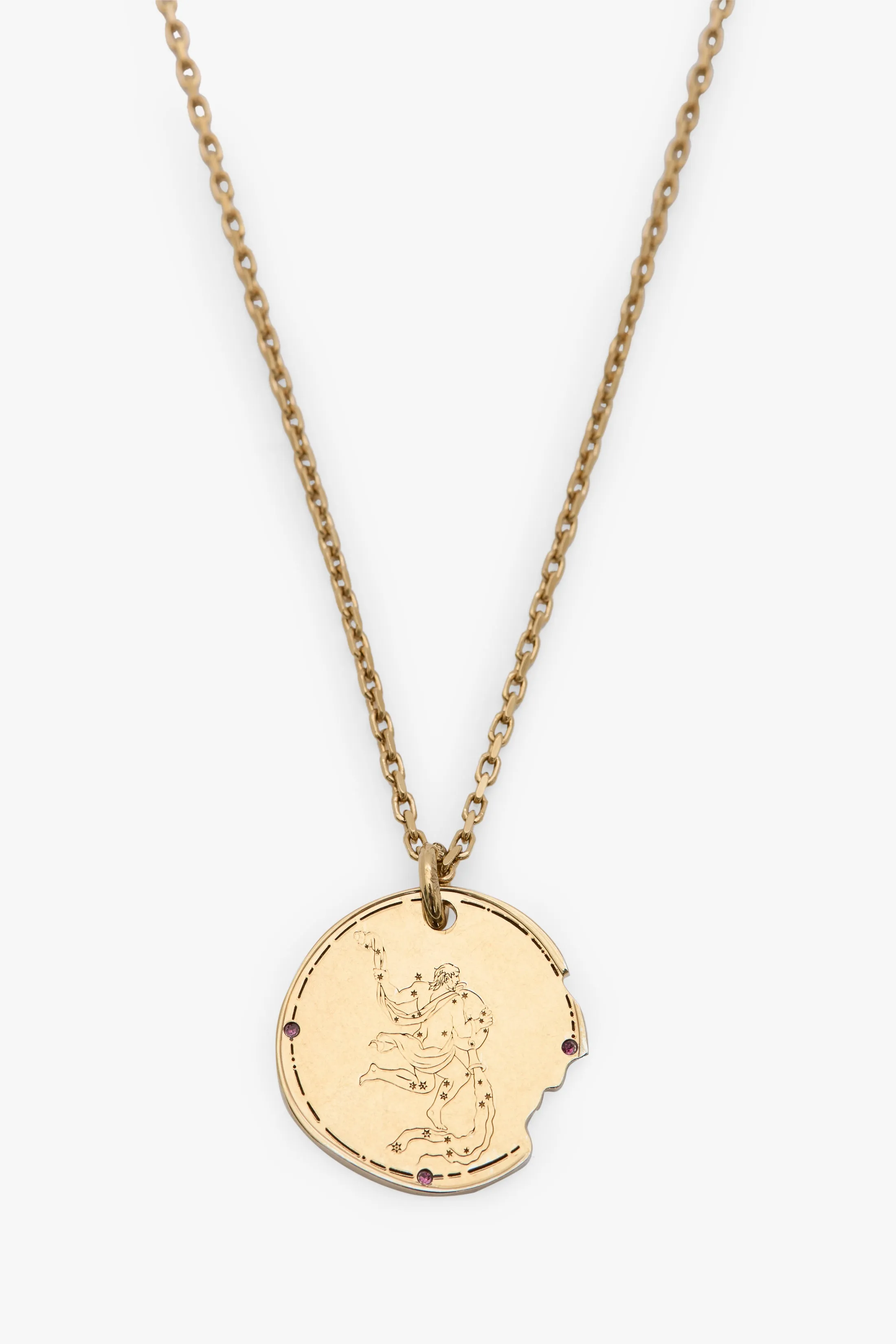 Aquarius Zodiac Necklace sold by Victoria Beckham