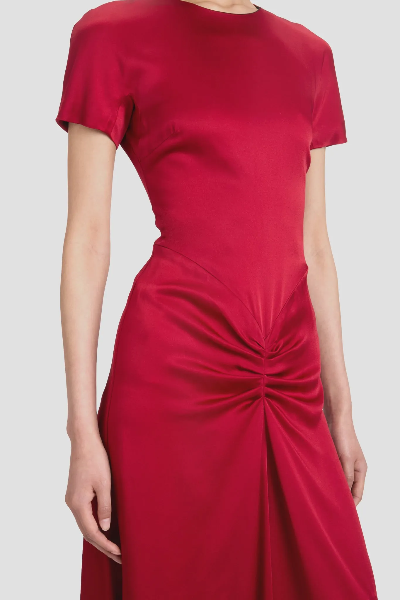 Blaire Midi Dress In Rose sold by Victoria Beckham product image thumbnail 3