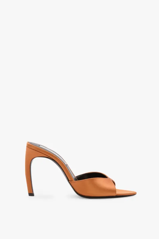 Harlow Mule In Bronze Satin sold by Victoria Beckham