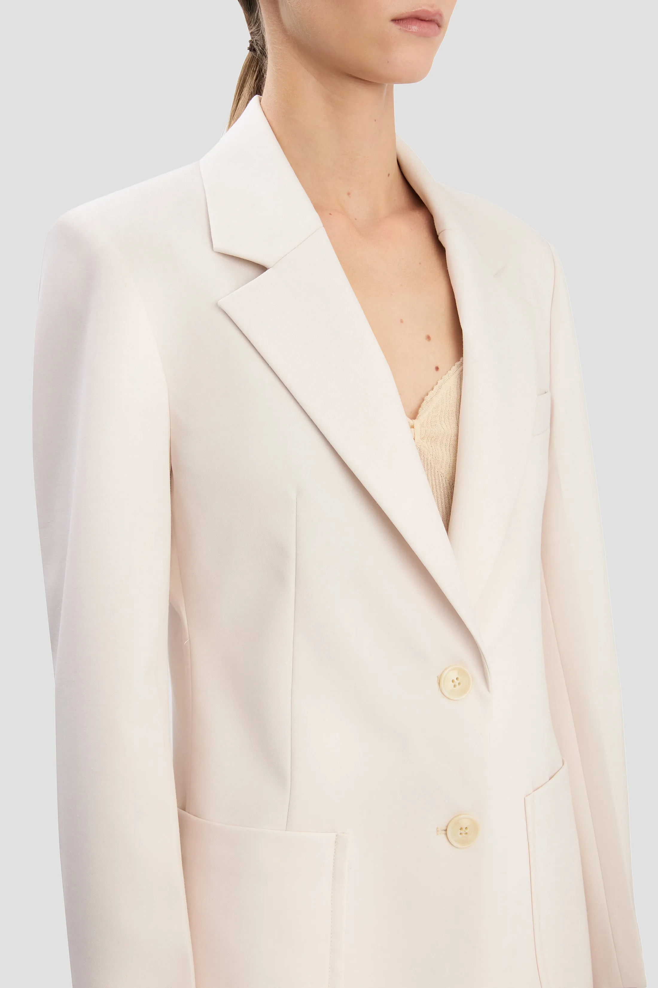 Katherine Jacket In Bone sold by Victoria Beckham product image thumbnail 3