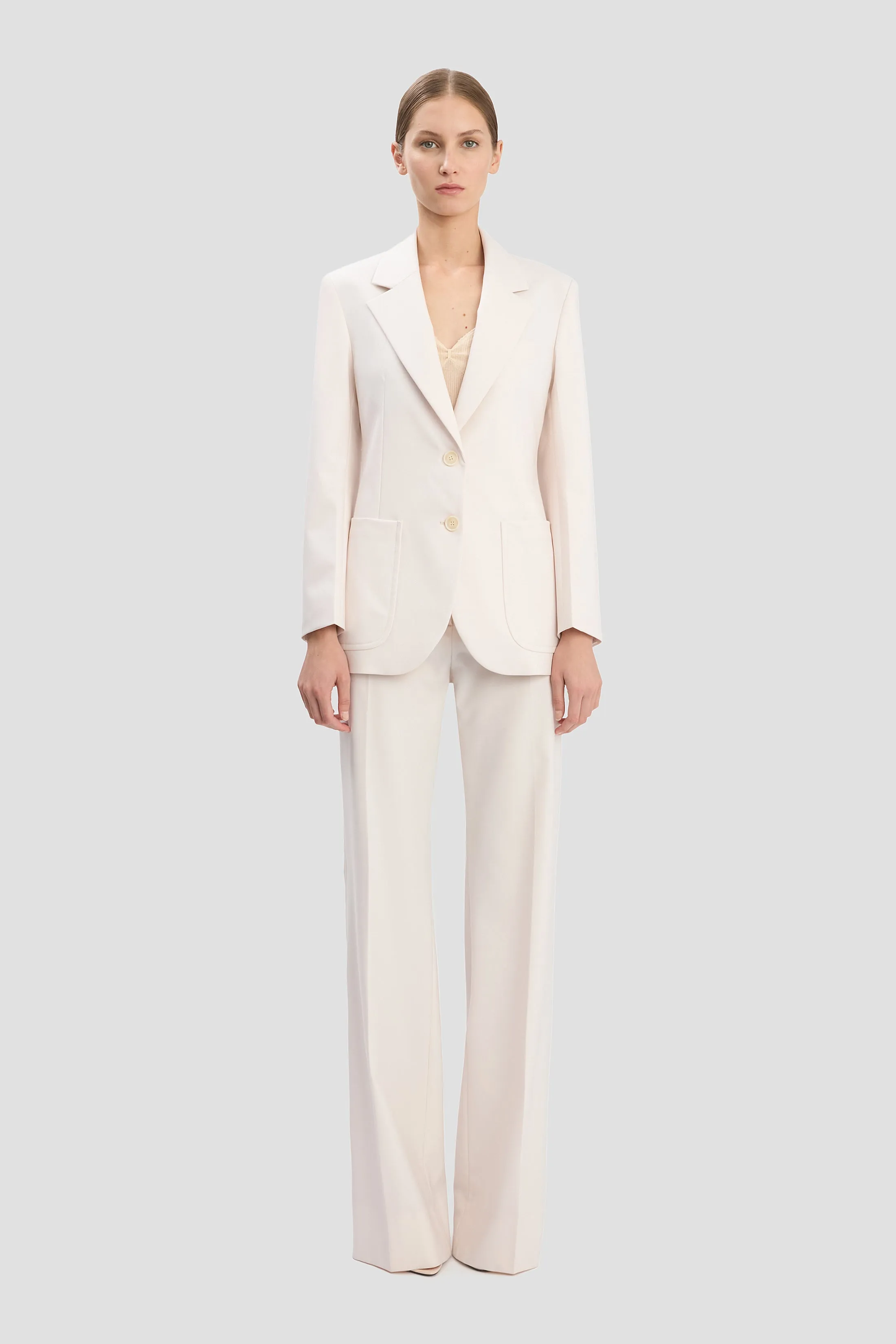 Katherine Jacket In Bone sold by Victoria Beckham