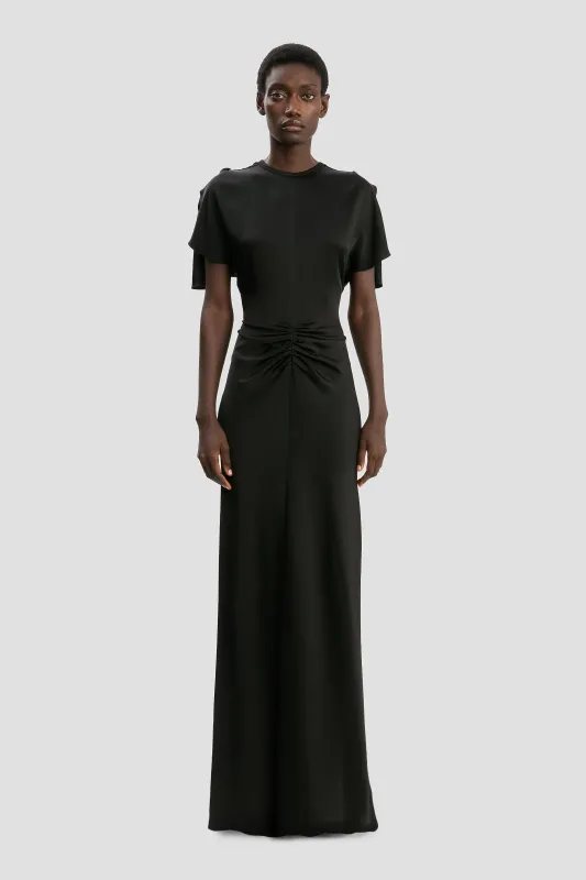 Isabella Gown In Black sold by Victoria Beckham