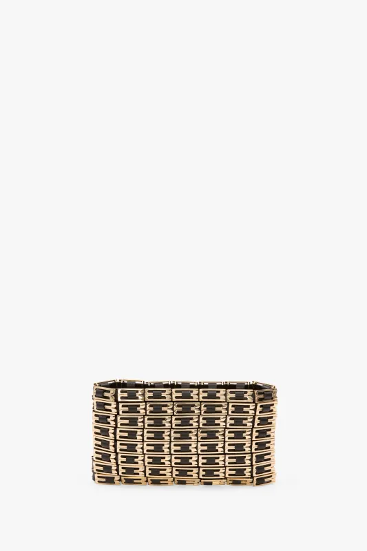 Woven Dorian Pouch In Black made by Victoria Beckham