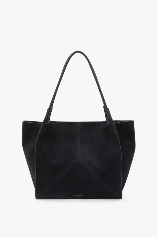 Victoria Tote Large In Navy Suede sold by Victoria Beckham