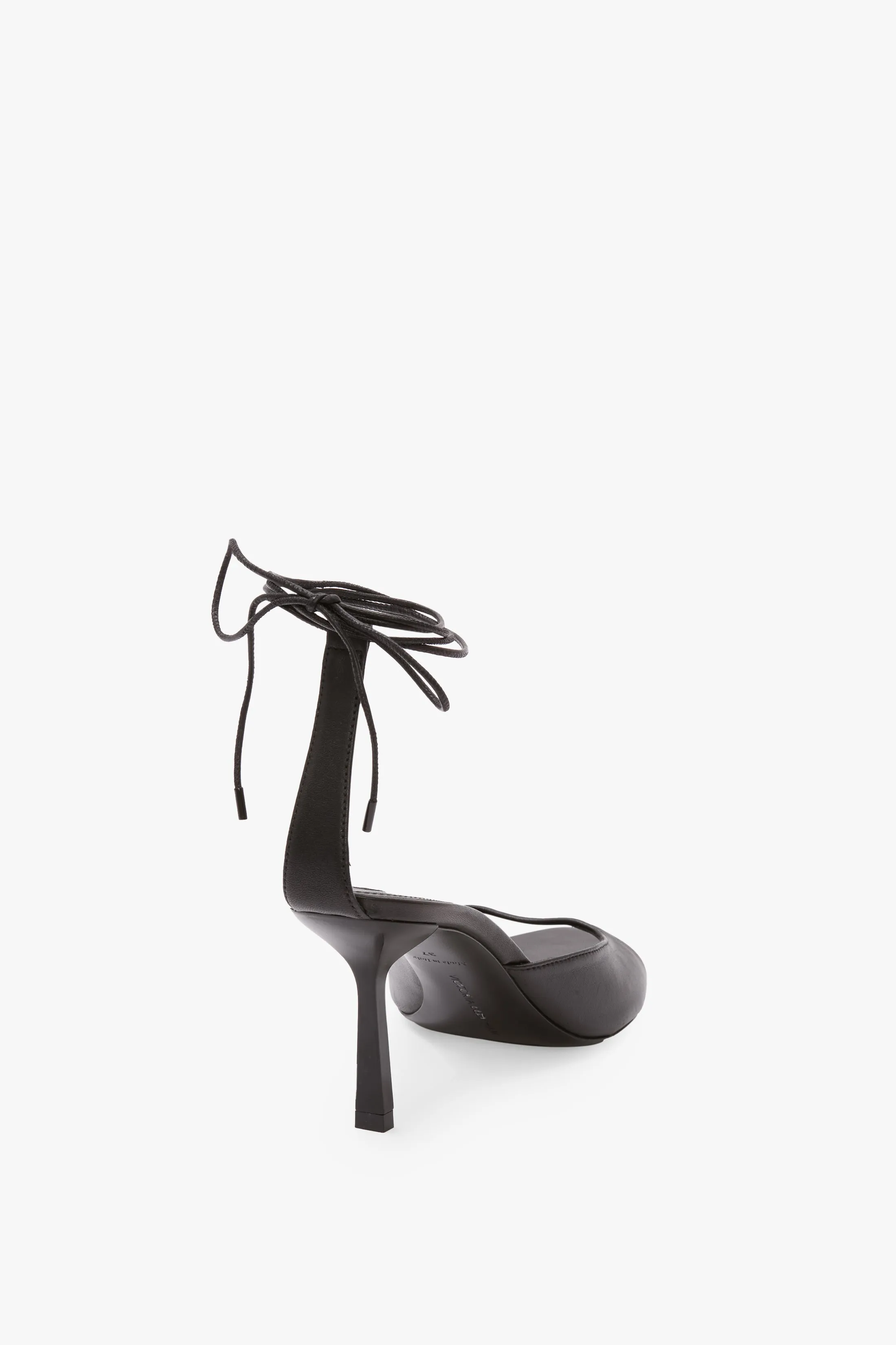 Eliza Stiletto Sandal 75 In Black Leather sold by Victoria Beckham product image thumbnail 3