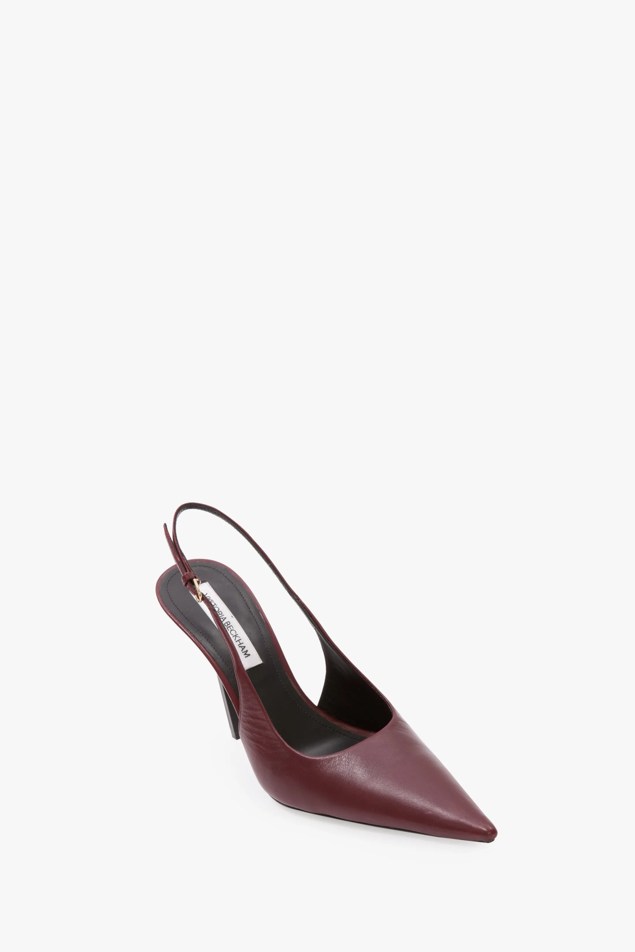 Victoria Stiletto Slingback 100 In Burgundy Leather sold by Victoria Beckham product image thumbnail 2