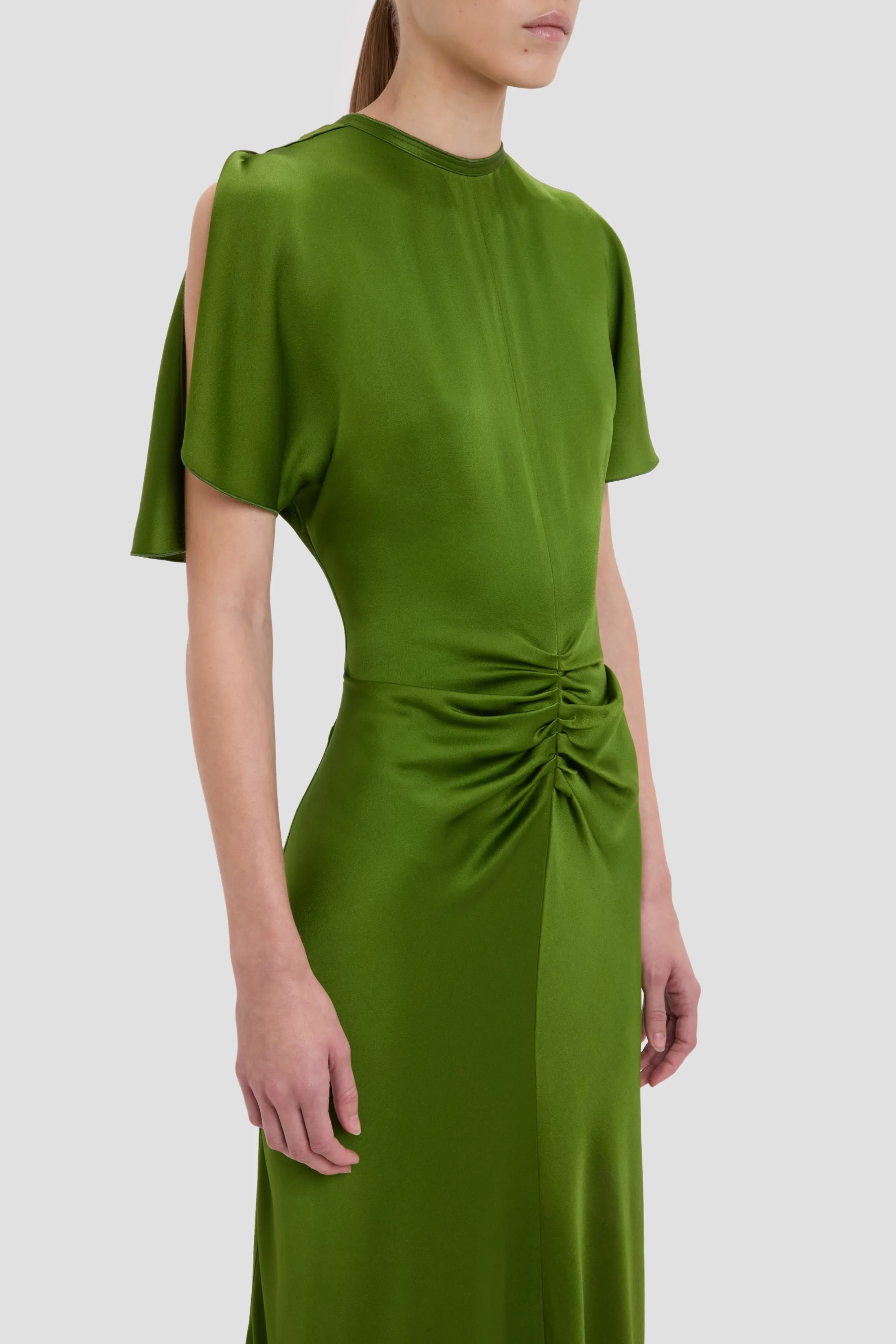 Isabella Gown In Algae sold by Victoria Beckham product image thumbnail 3