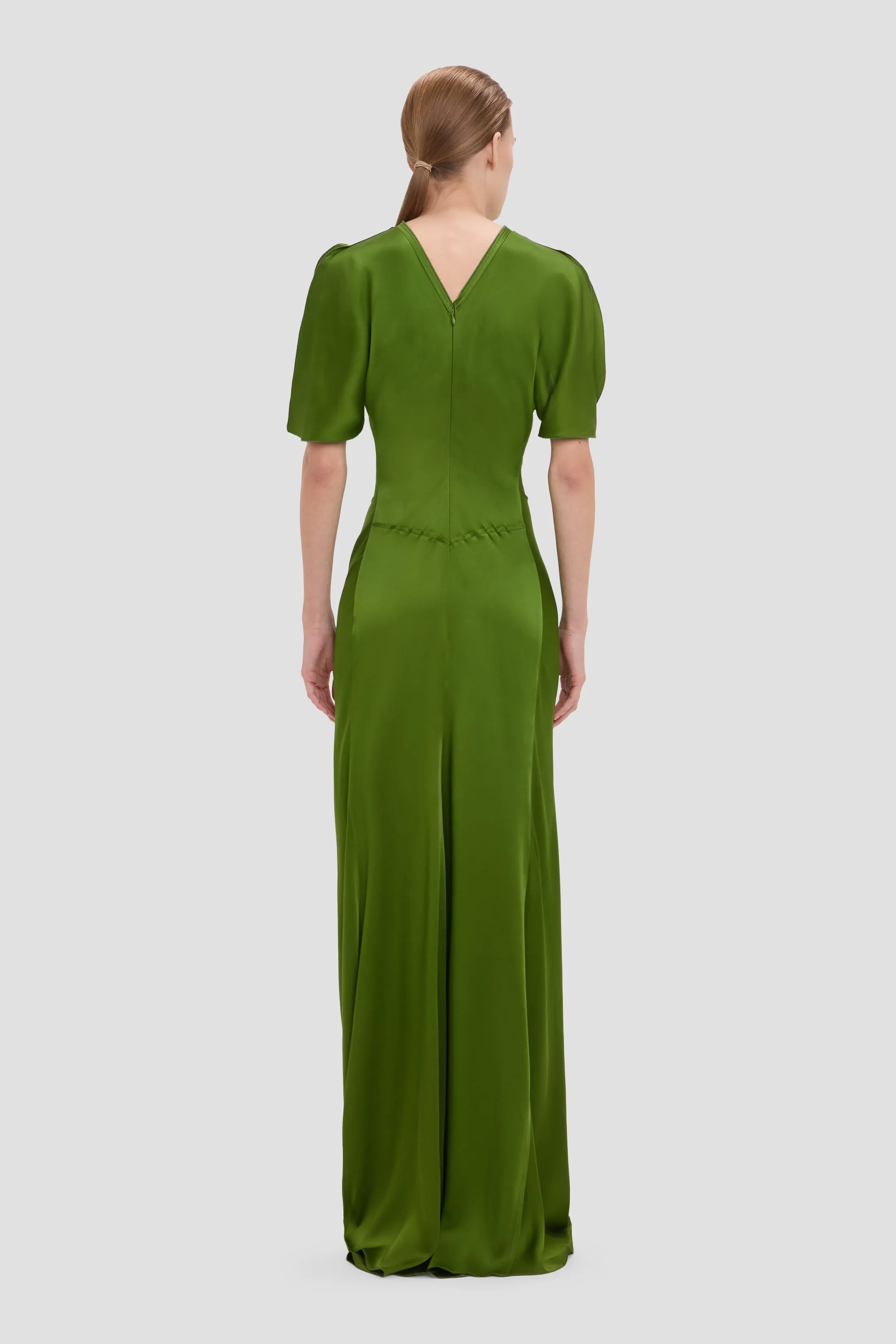 Isabella Gown In Algae sold by Victoria Beckham product image thumbnail 4