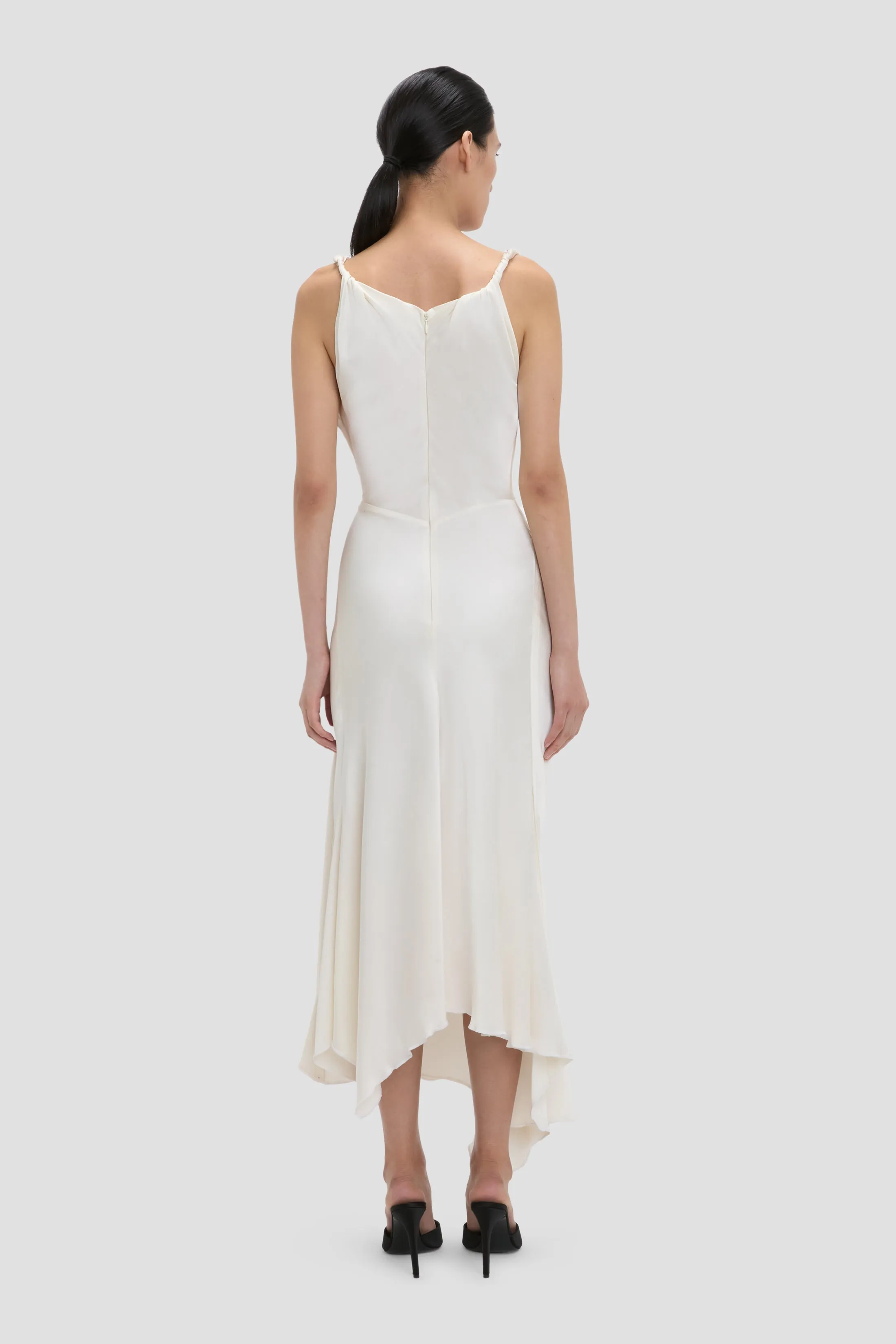 Posy Midi Dress In Ivory sold by Victoria Beckham product image thumbnail 4