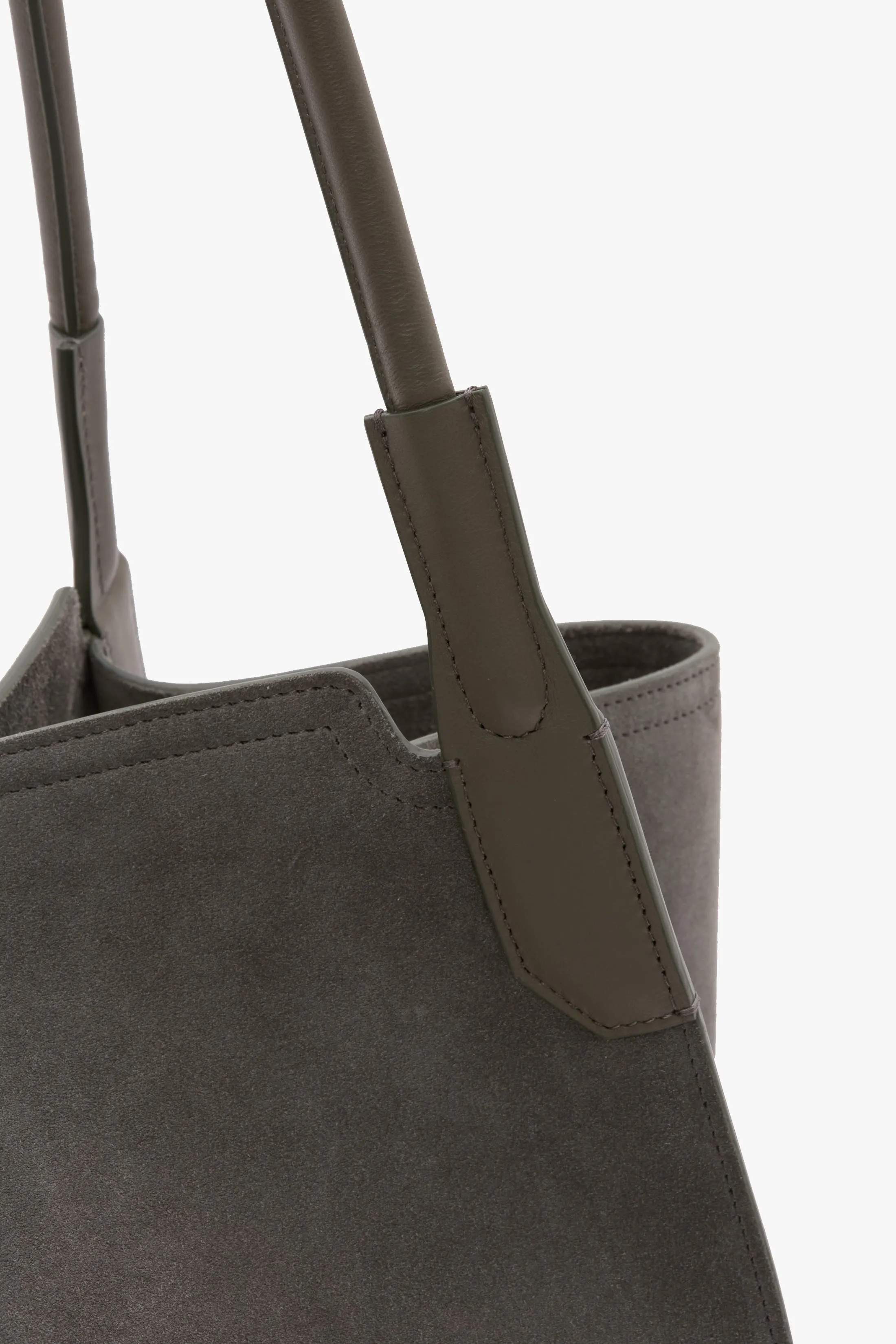 Victoria Tote Bag In Pebble Grey Suede sold by Victoria Beckham product image thumbnail 4