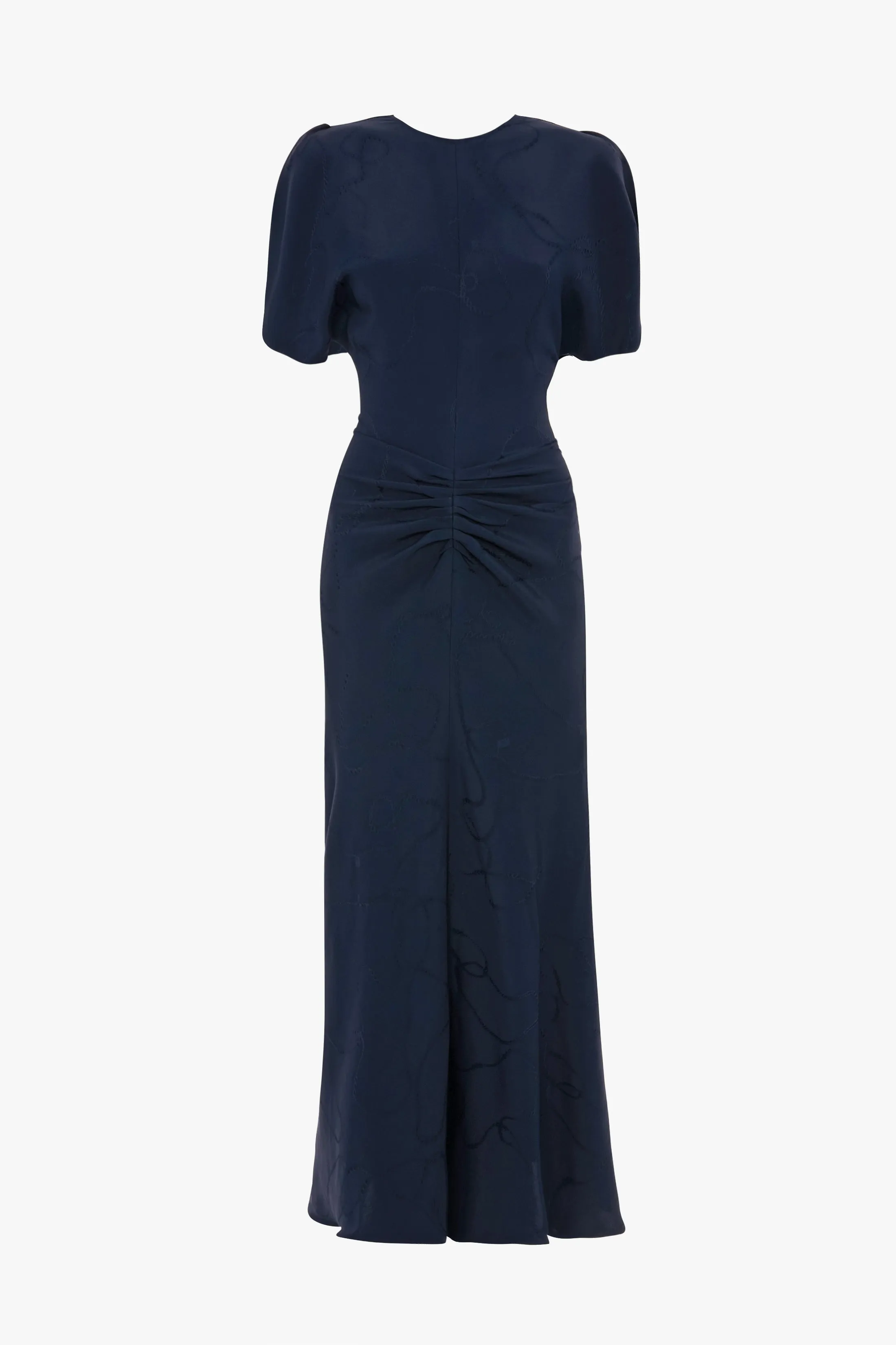 Bela Midi Dress In Navy sold by Victoria Beckham product image thumbnail 5