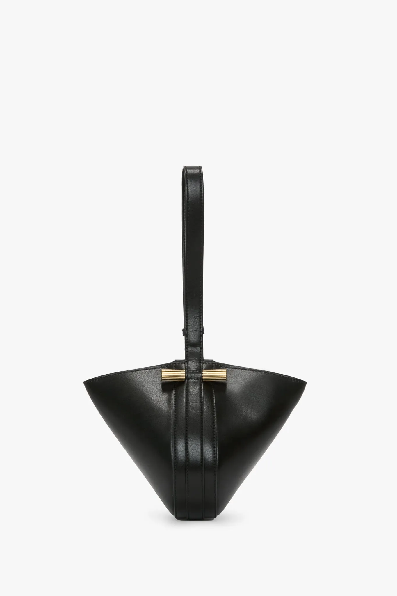 Portofino Dia Clutch In Black Leather sold by Victoria Beckham