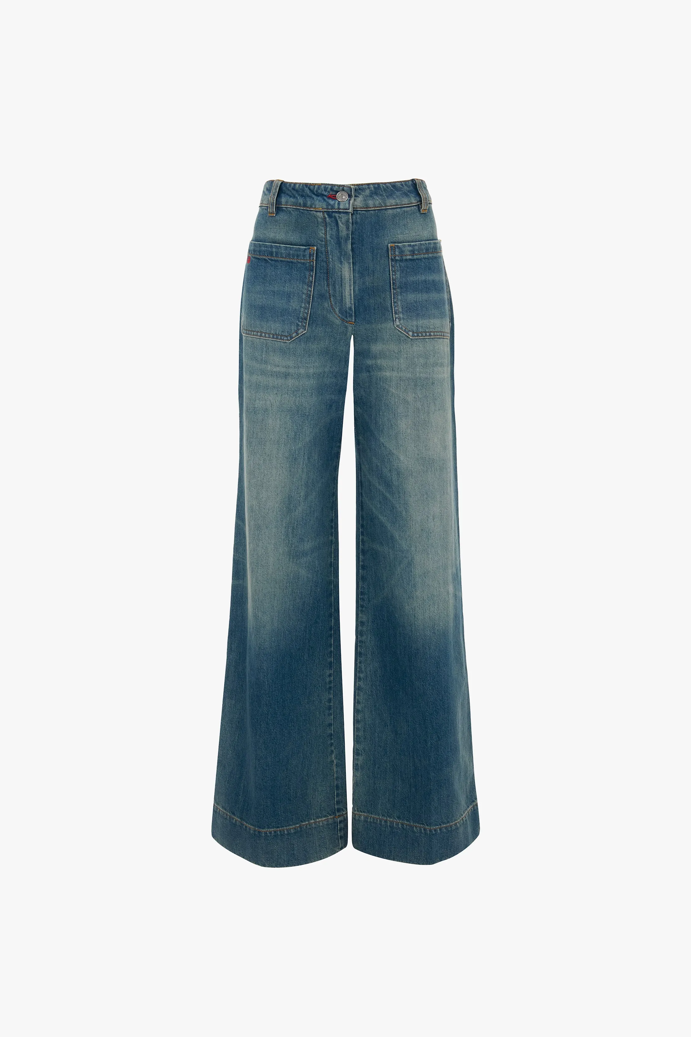 Alina Jean In Washed Blue sold by Victoria Beckham product image thumbnail 5