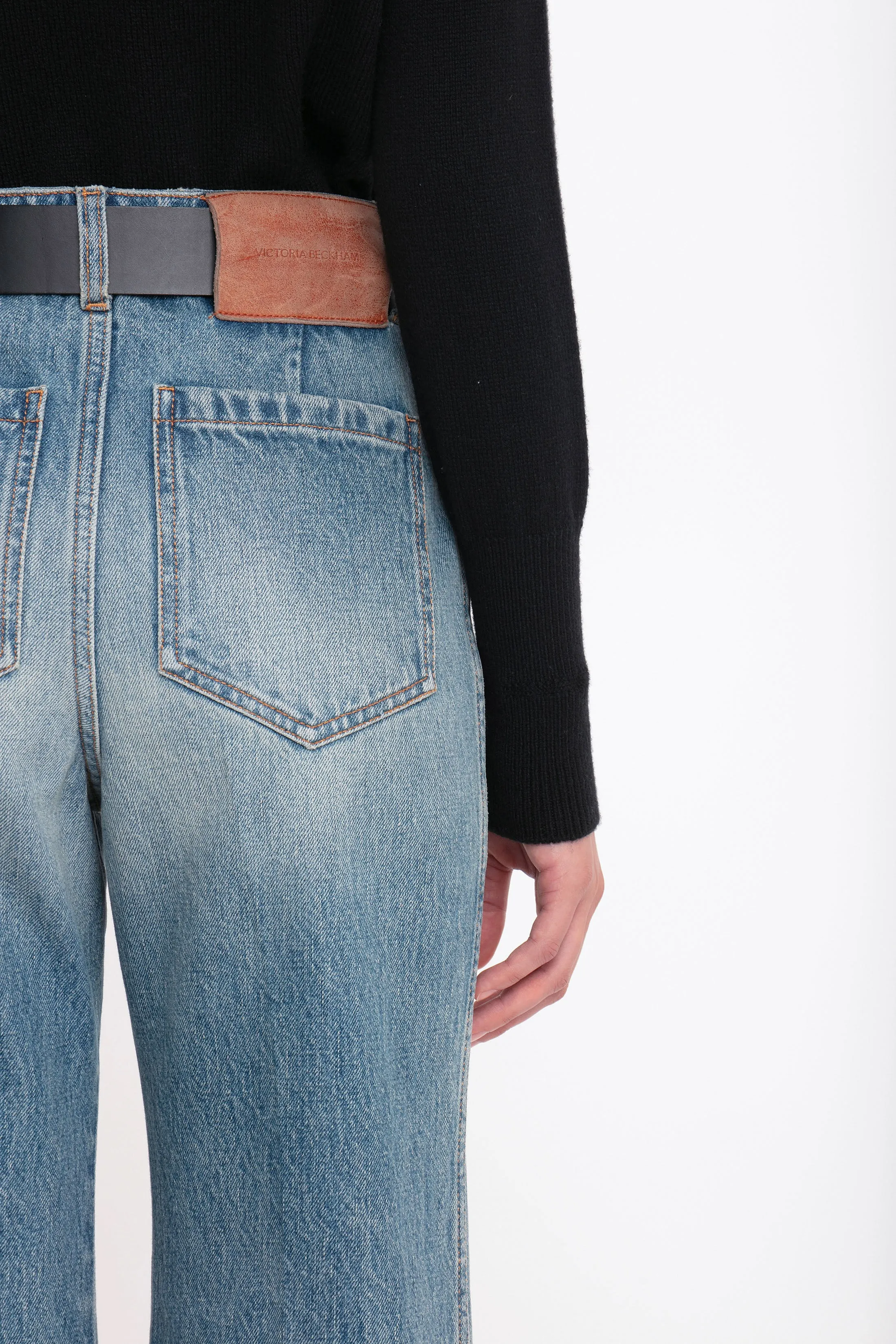 Alina Jean In Worn Blue Wash sold by Victoria Beckham product image thumbnail 5