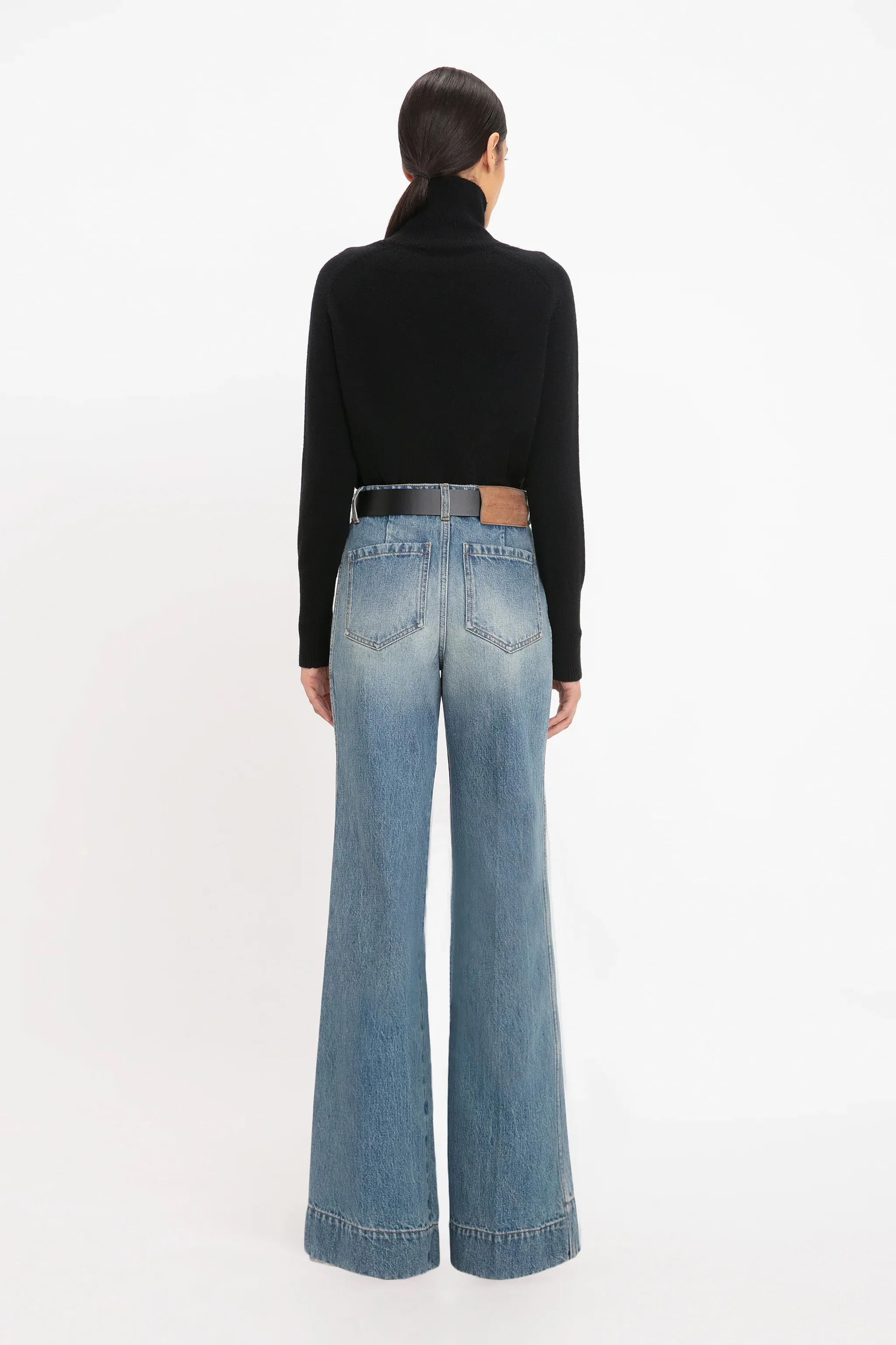 Alina Jean In Worn Blue Wash sold by Victoria Beckham product image thumbnail 3