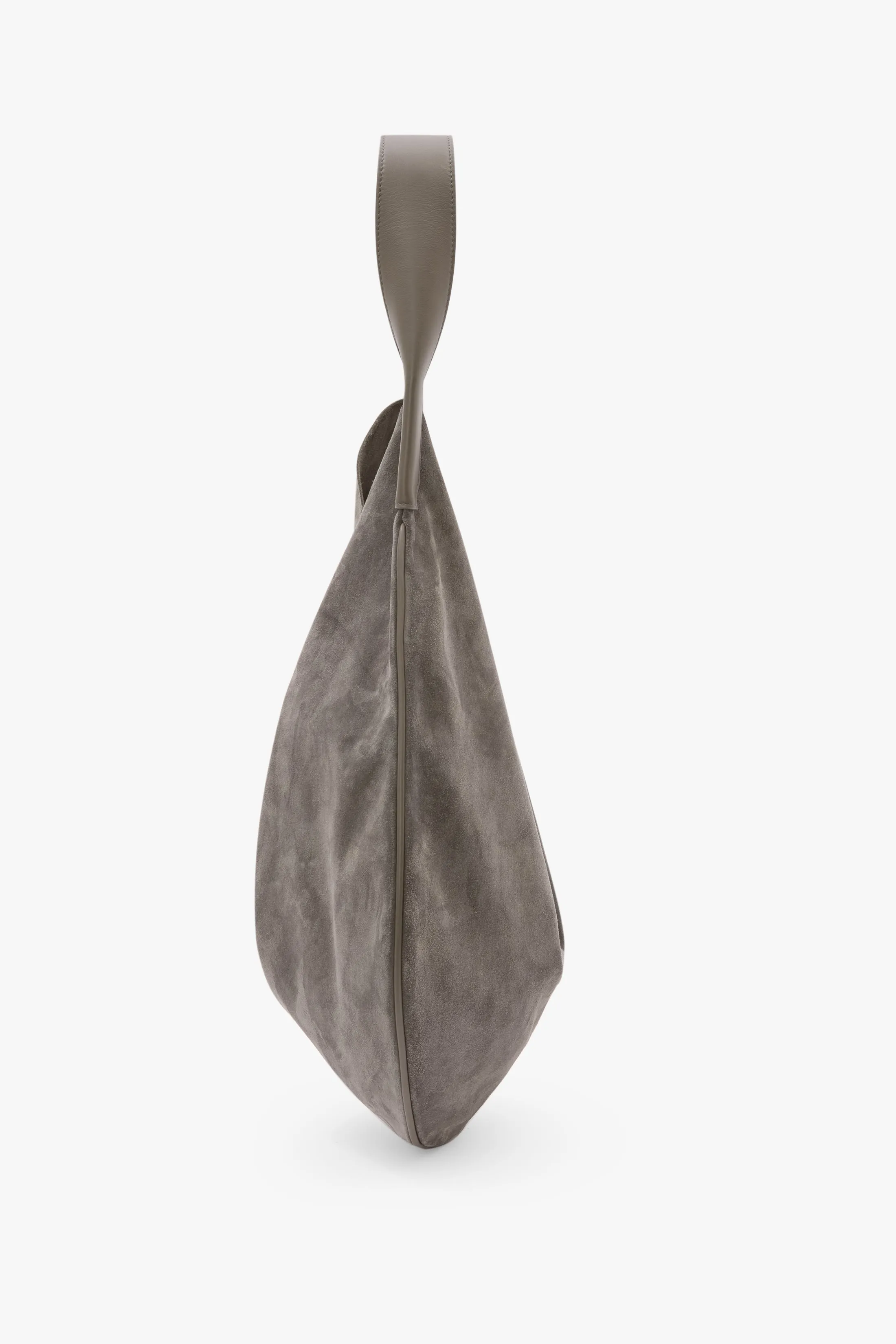 Soft Plié Hobo Bag In Pebble Grey Suede sold by Victoria Beckham product image thumbnail 3