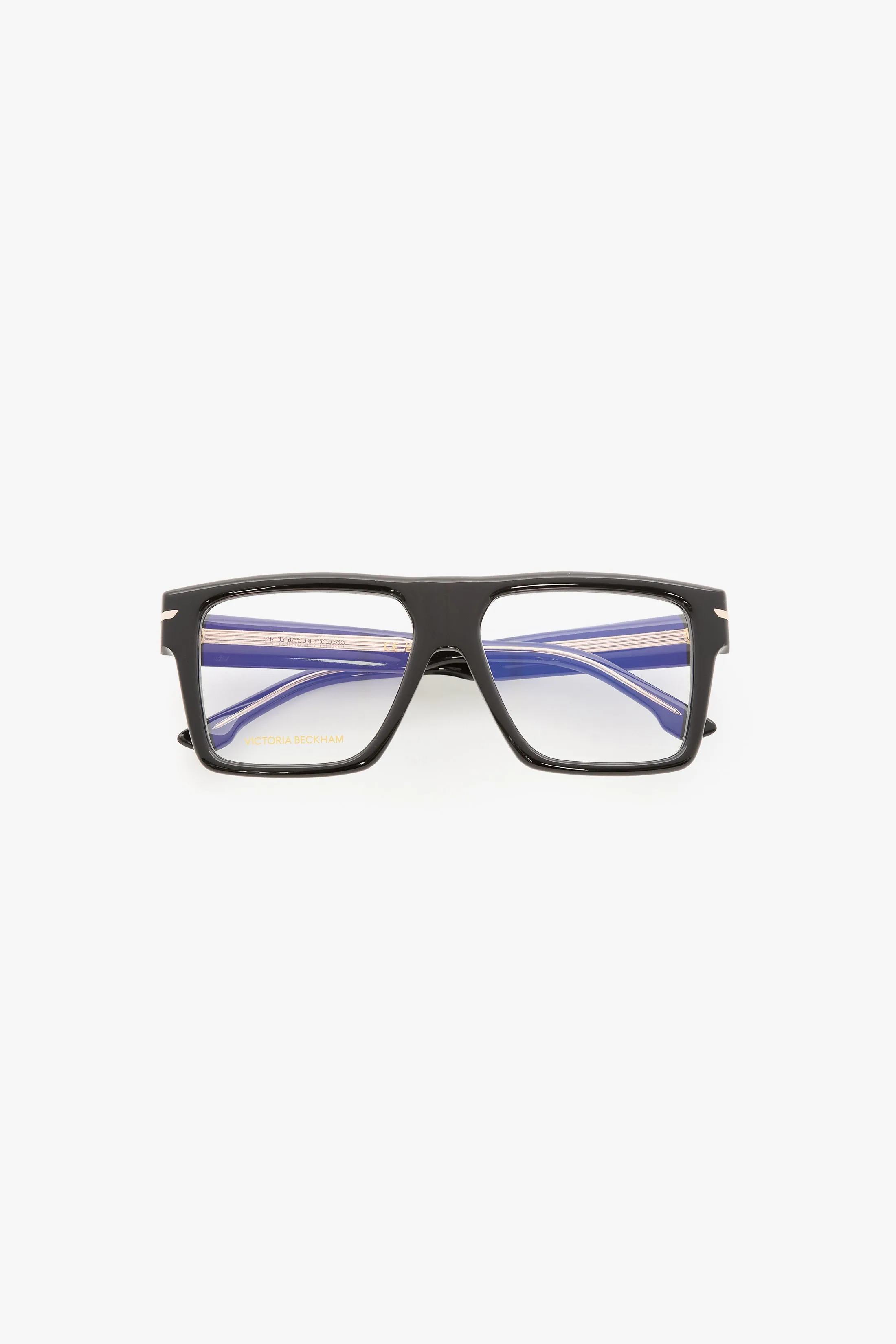 Sculpted Flat Top Frame In Black sold by Victoria Beckham