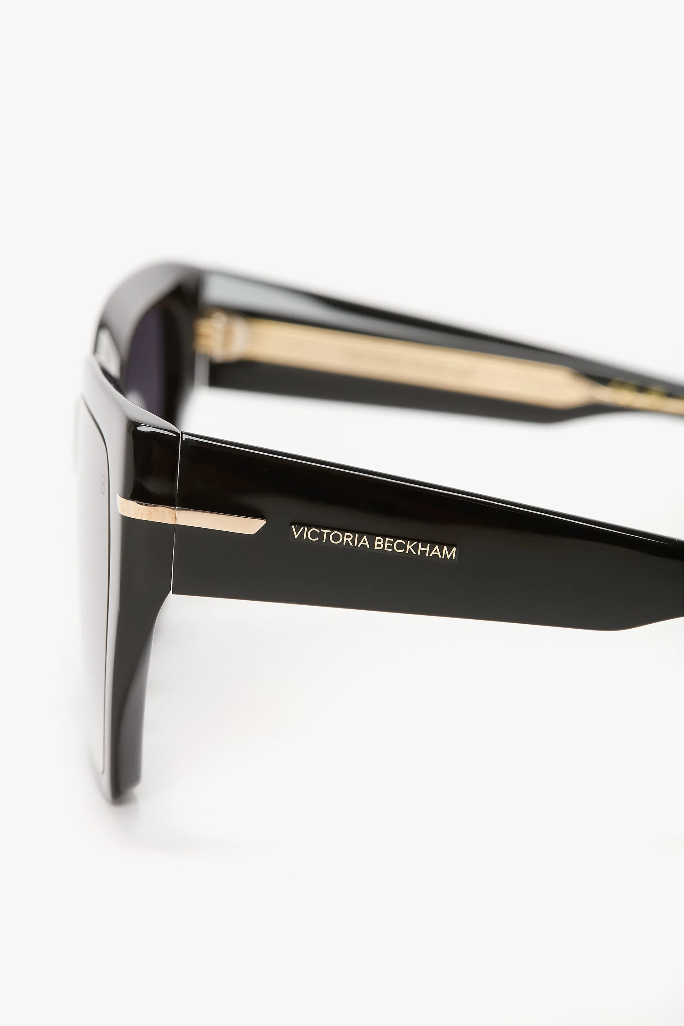 Acetate Sunglasses In Black sold by Victoria Beckham product image thumbnail 4