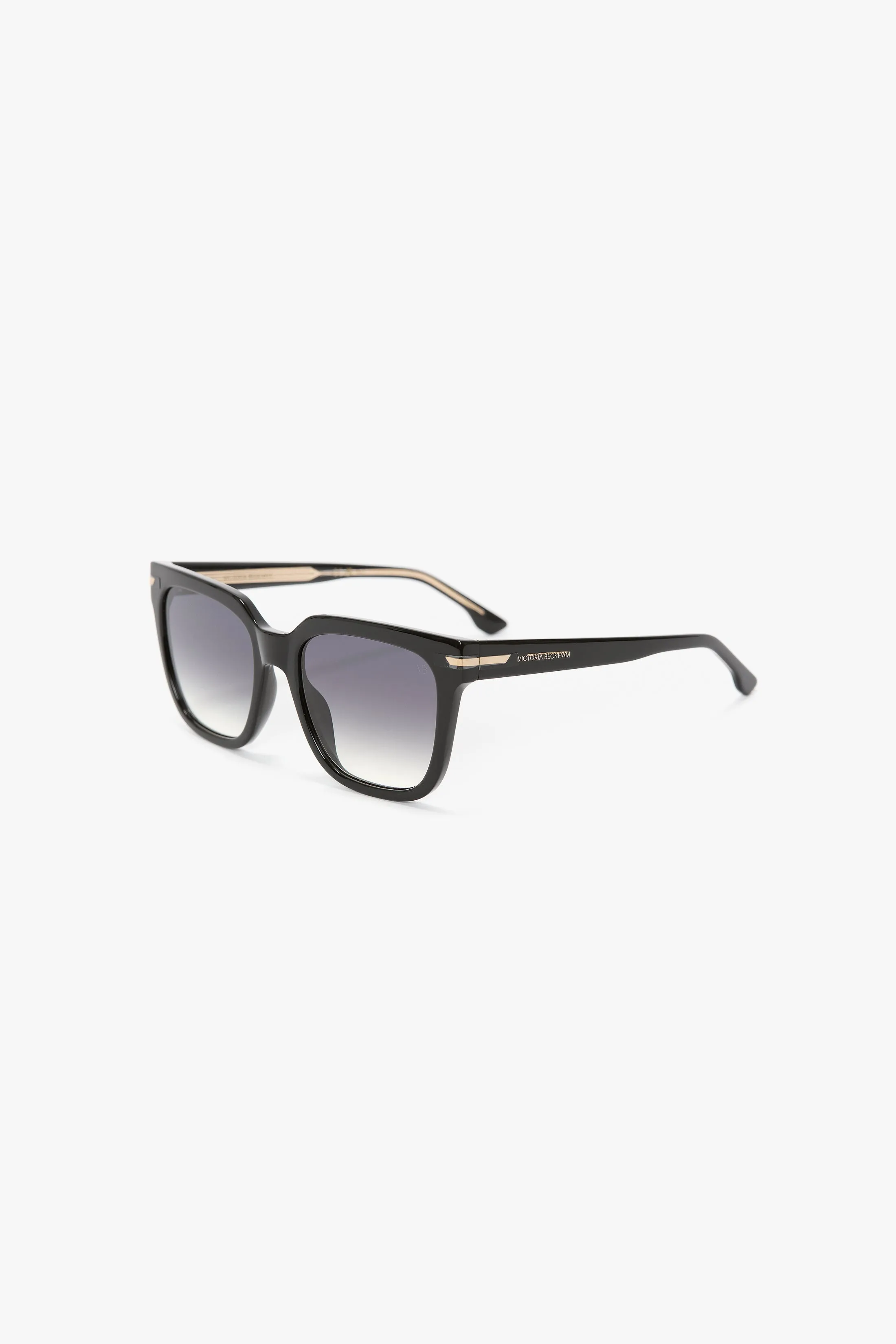 Oversized Acetate Sunglasses In Black sold by Victoria Beckham product image thumbnail 3