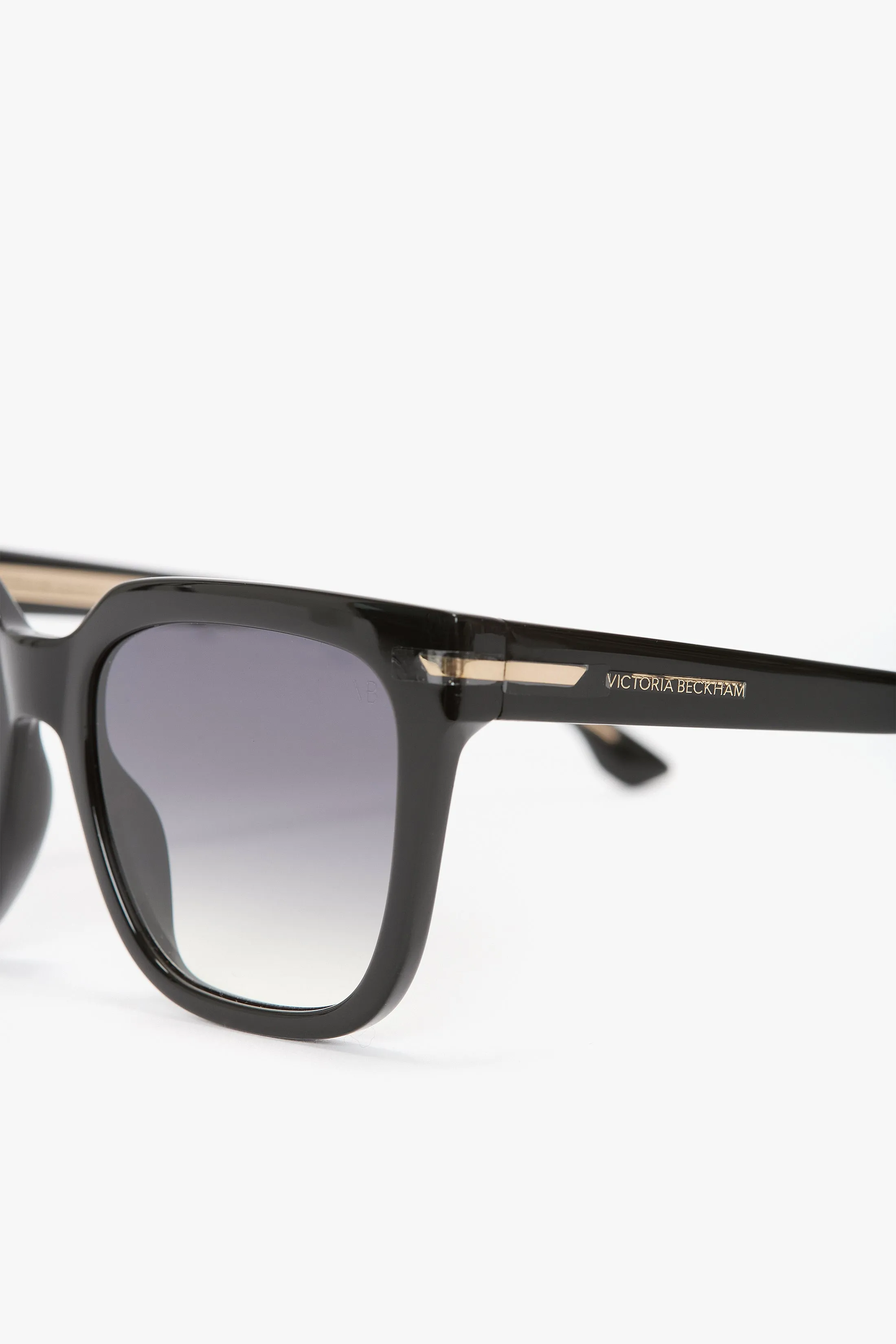 Oversized Acetate Sunglasses In Black sold by Victoria Beckham product image thumbnail 4