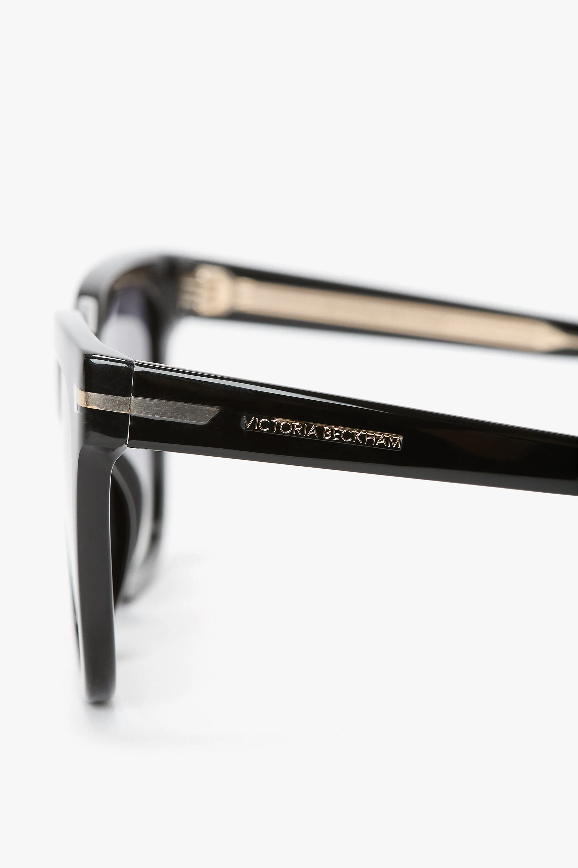 Oversized Acetate Sunglasses In Black sold by Victoria Beckham product image thumbnail 5