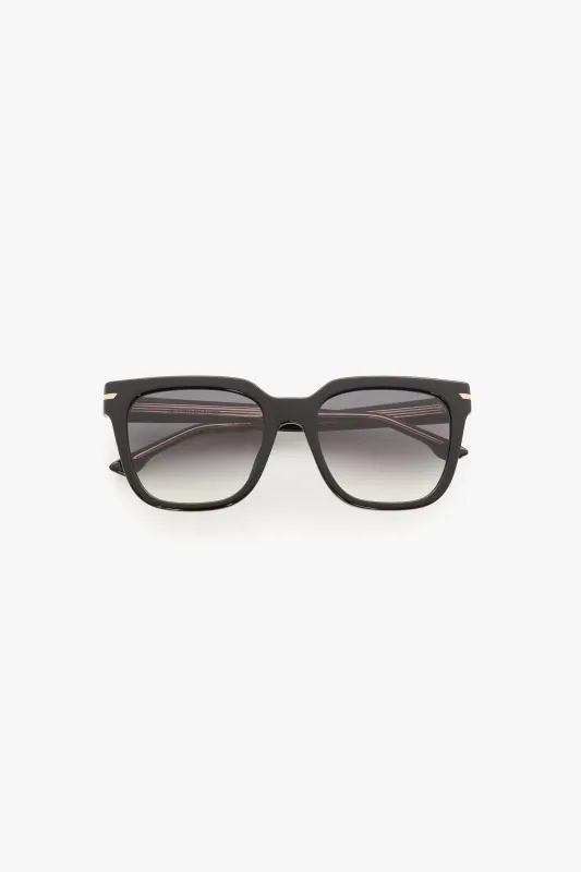 Oversized Acetate Sunglasses In Black made by Victoria Beckham