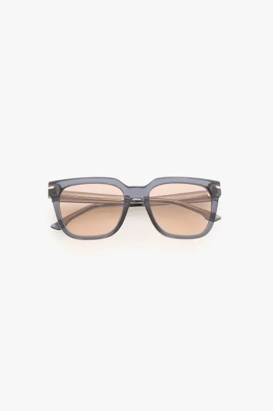 Oversized Acetate Sunglasses In Transparent Blue sold by Victoria Beckham