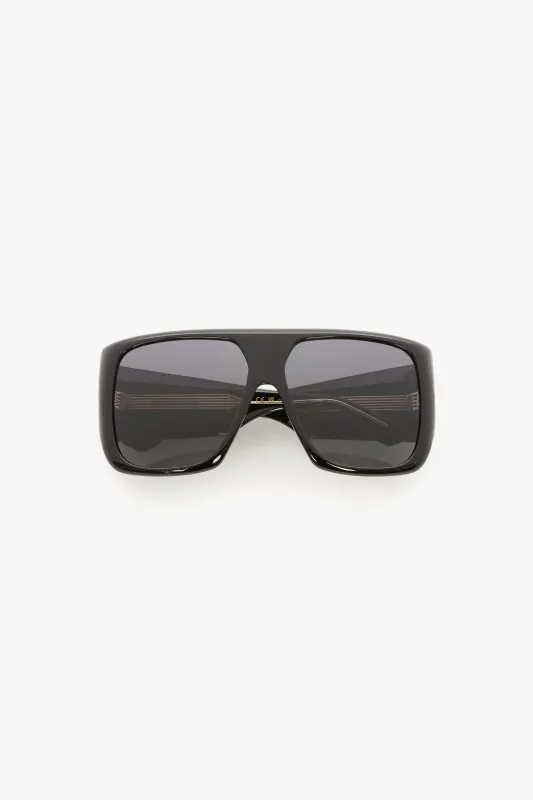 Oversized Soft Square Acetate Frame In Black sold by Victoria Beckham