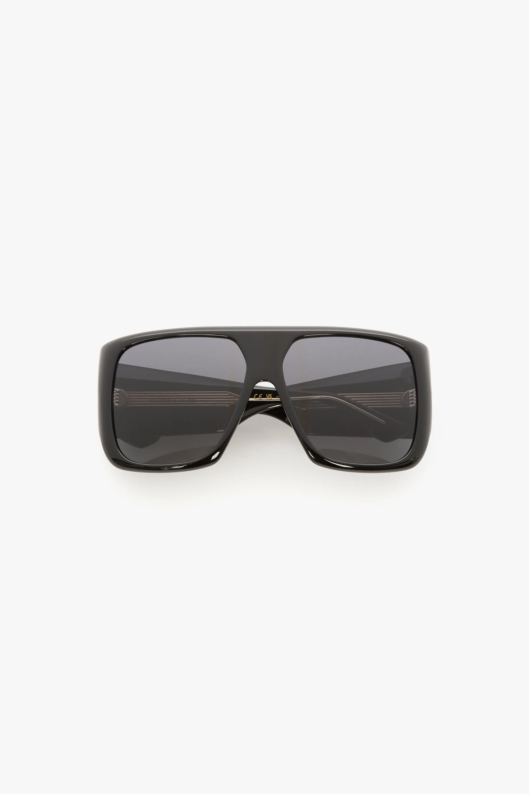 Oversized Soft Square Acetate Frame In Black sold by Victoria Beckham