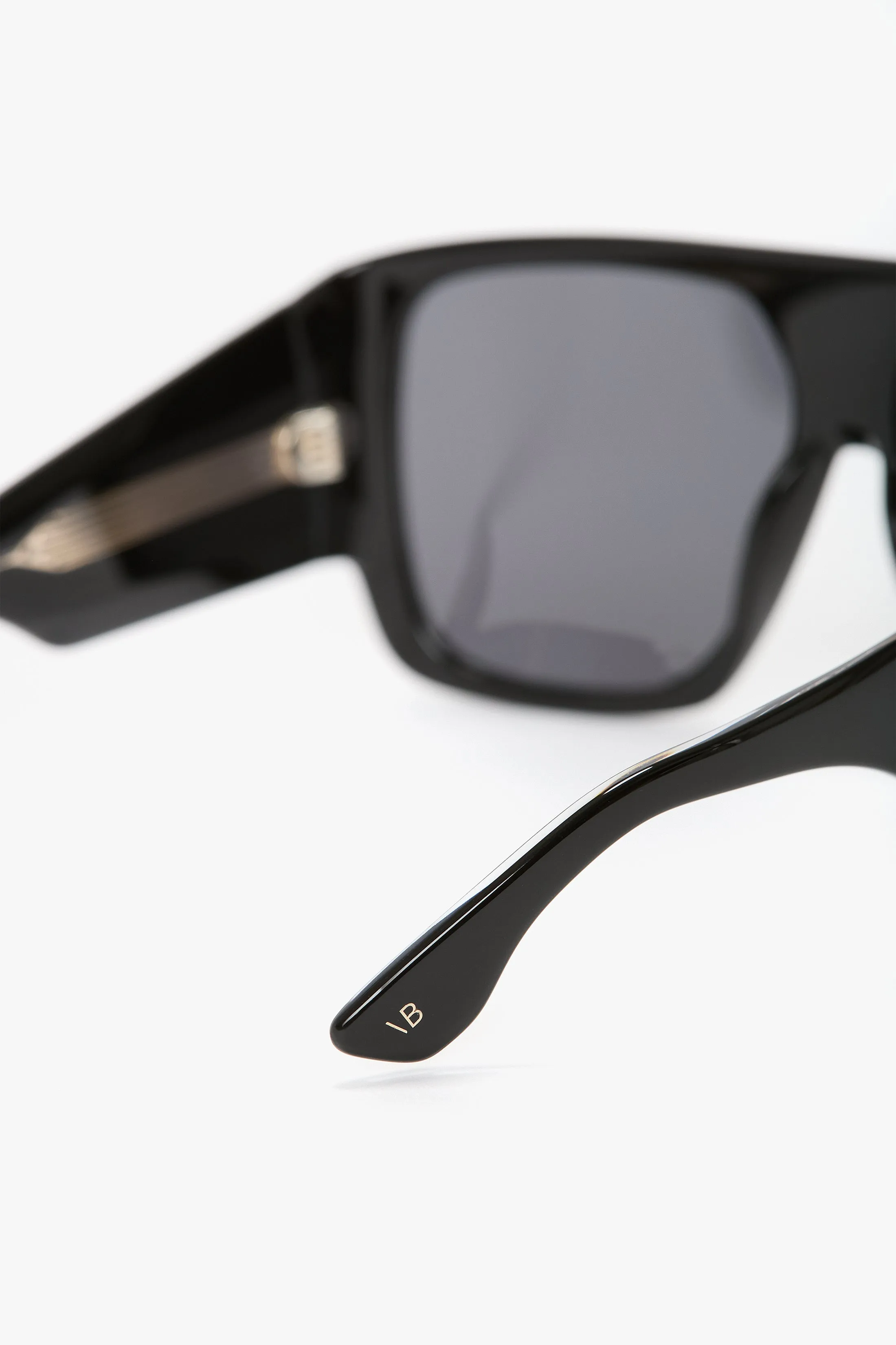 Oversized Soft Square Acetate Frame In Black sold by Victoria Beckham product image thumbnail 5