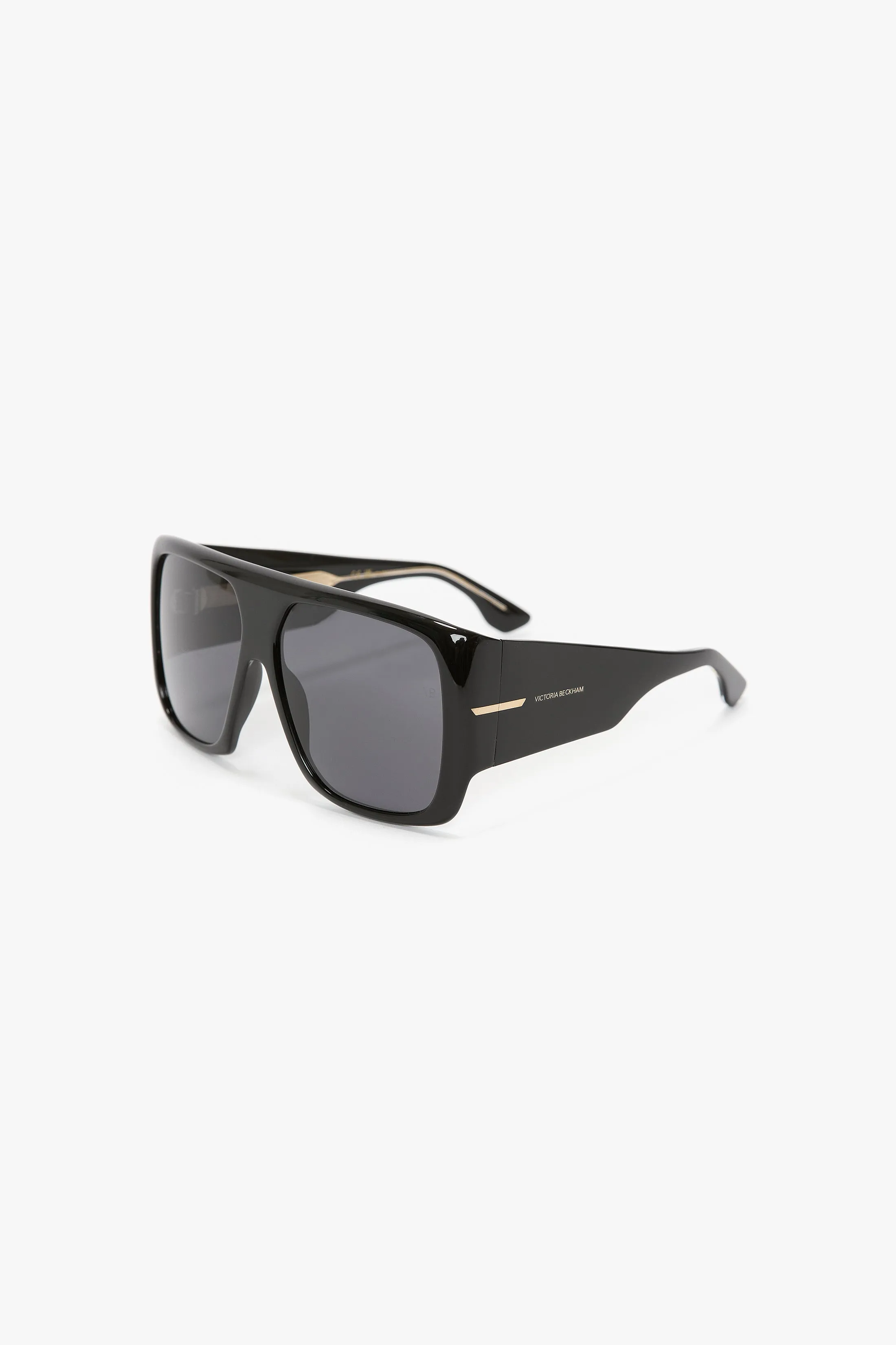 Oversized Soft Square Acetate Frame In Black sold by Victoria Beckham product image thumbnail 3