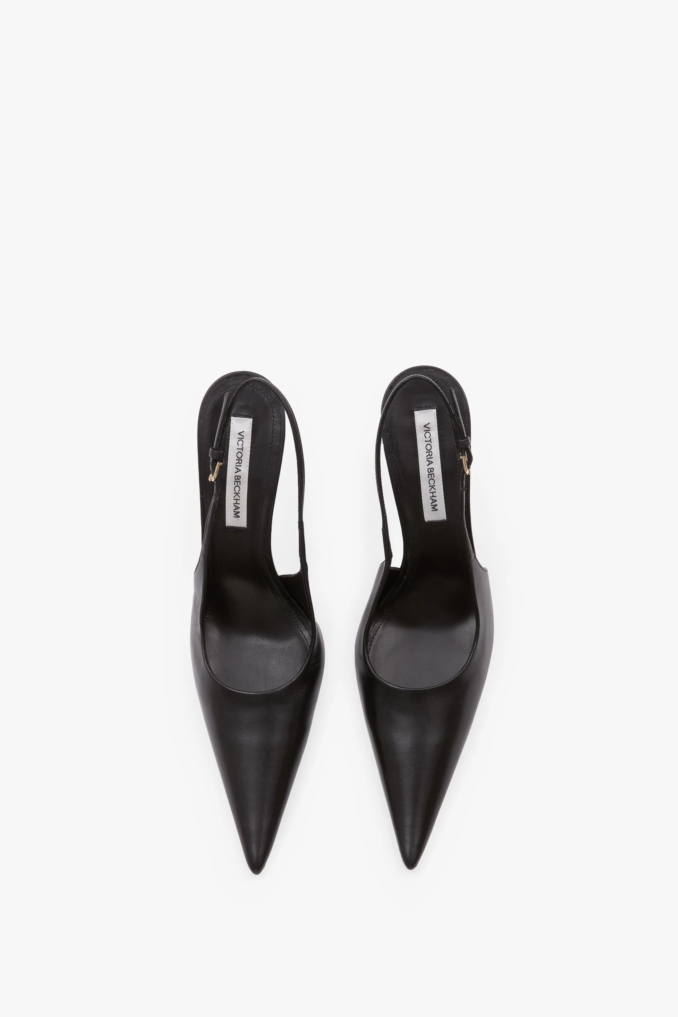 Victoria Stiletto Slingback 100 In Black Leather sold by Victoria Beckham product image thumbnail 4