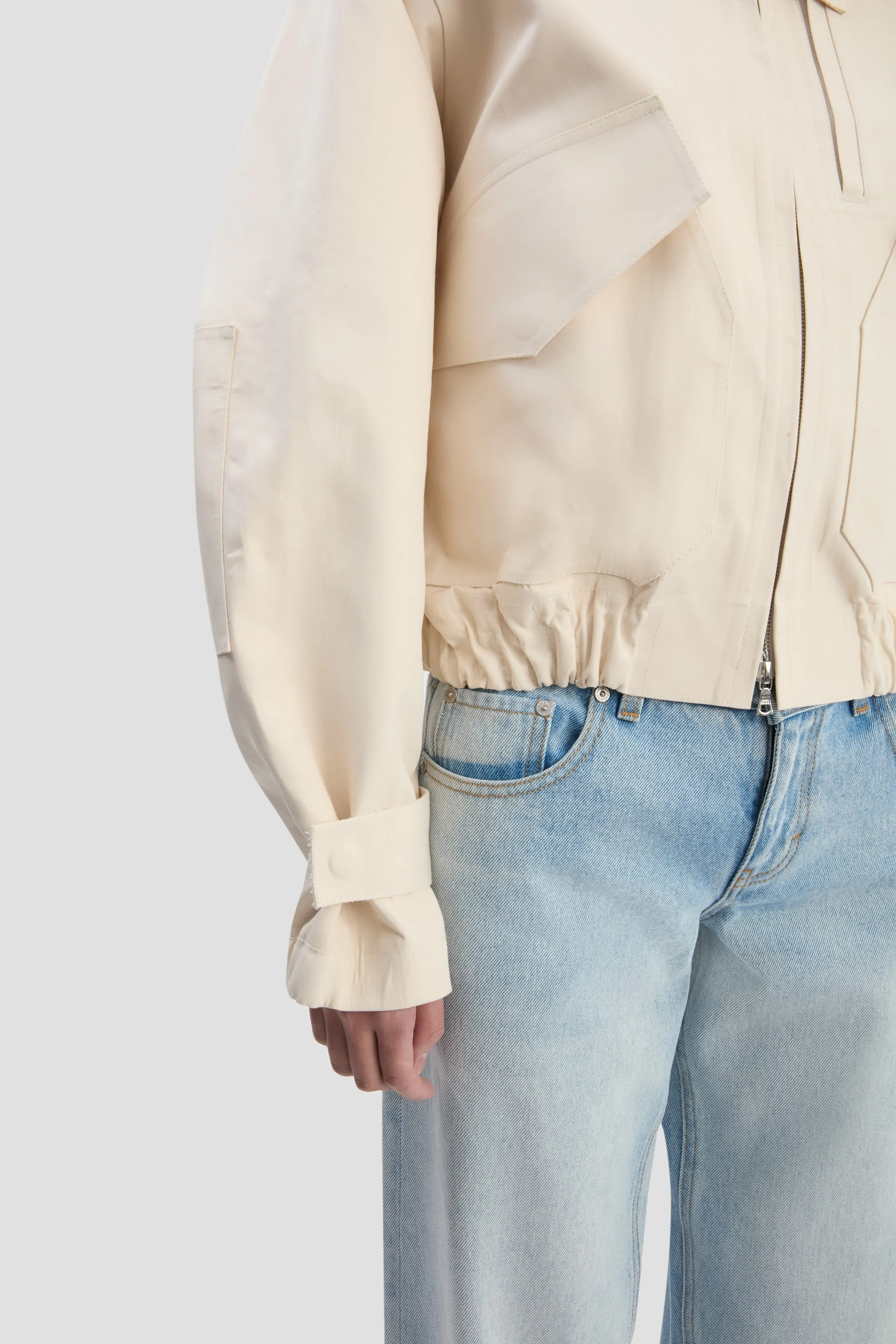 Victoria Beckham X Mackintosh Bomber Jacket In Putty sold by Victoria Beckham product image thumbnail 5