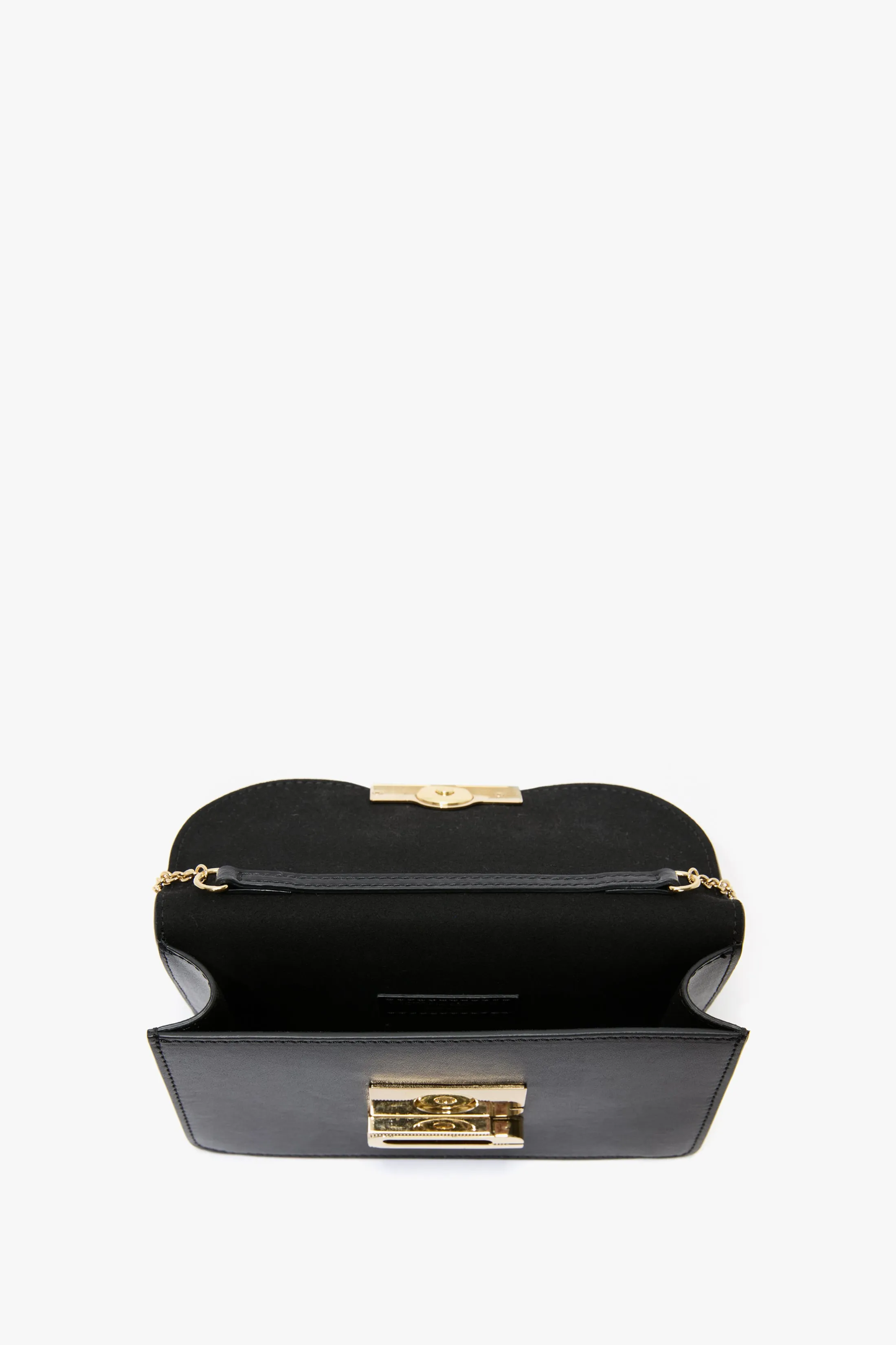 Dorian Bag Mini With Chain In Black Leather sold by Victoria Beckham product image thumbnail 5