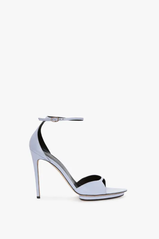 Pointy Toe Stiletto Sandal in Lilac Leather sold by Victoria Beckham