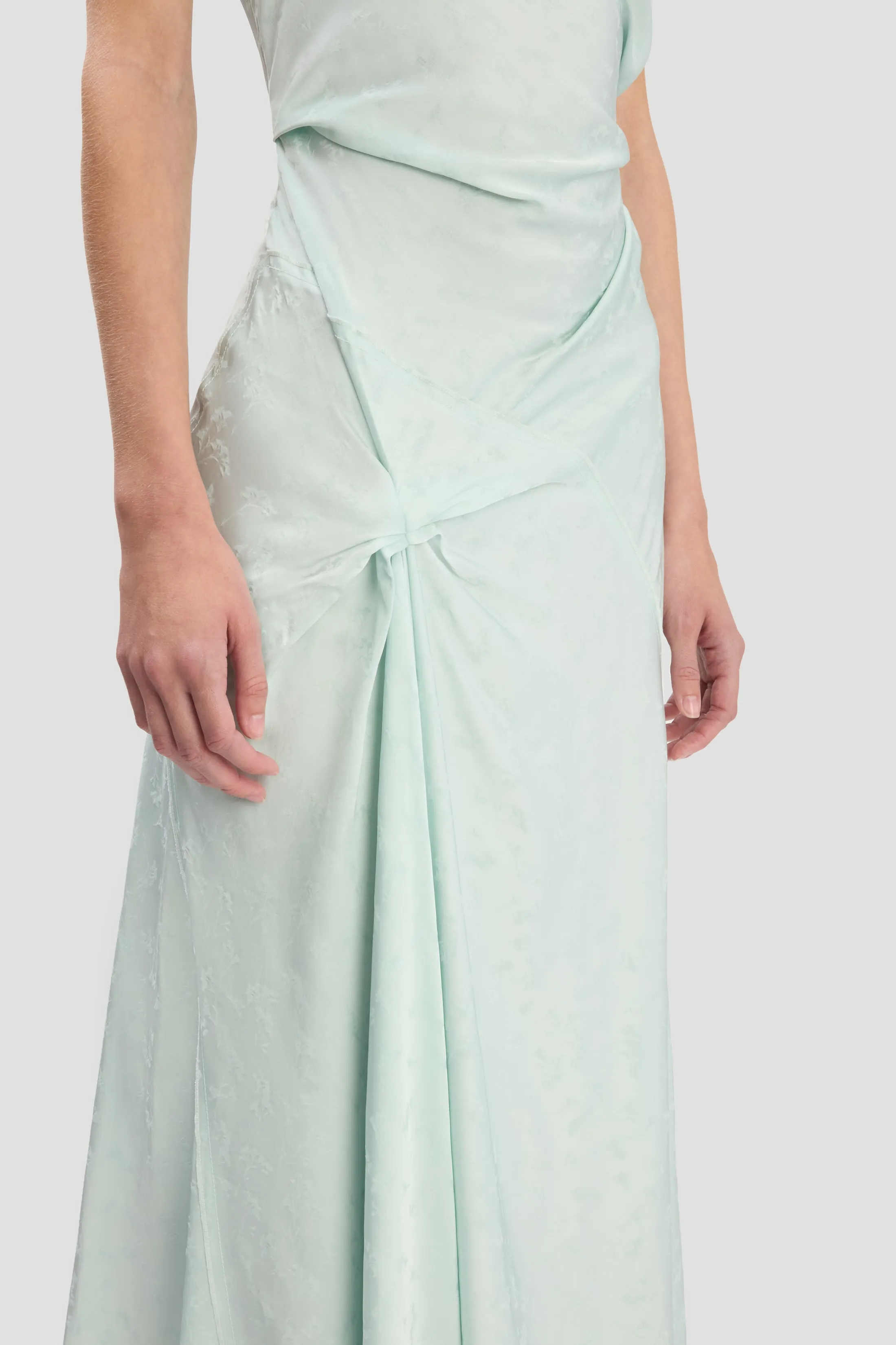 Posy Midi Dress In Aquamarine sold by Victoria Beckham product image thumbnail 3