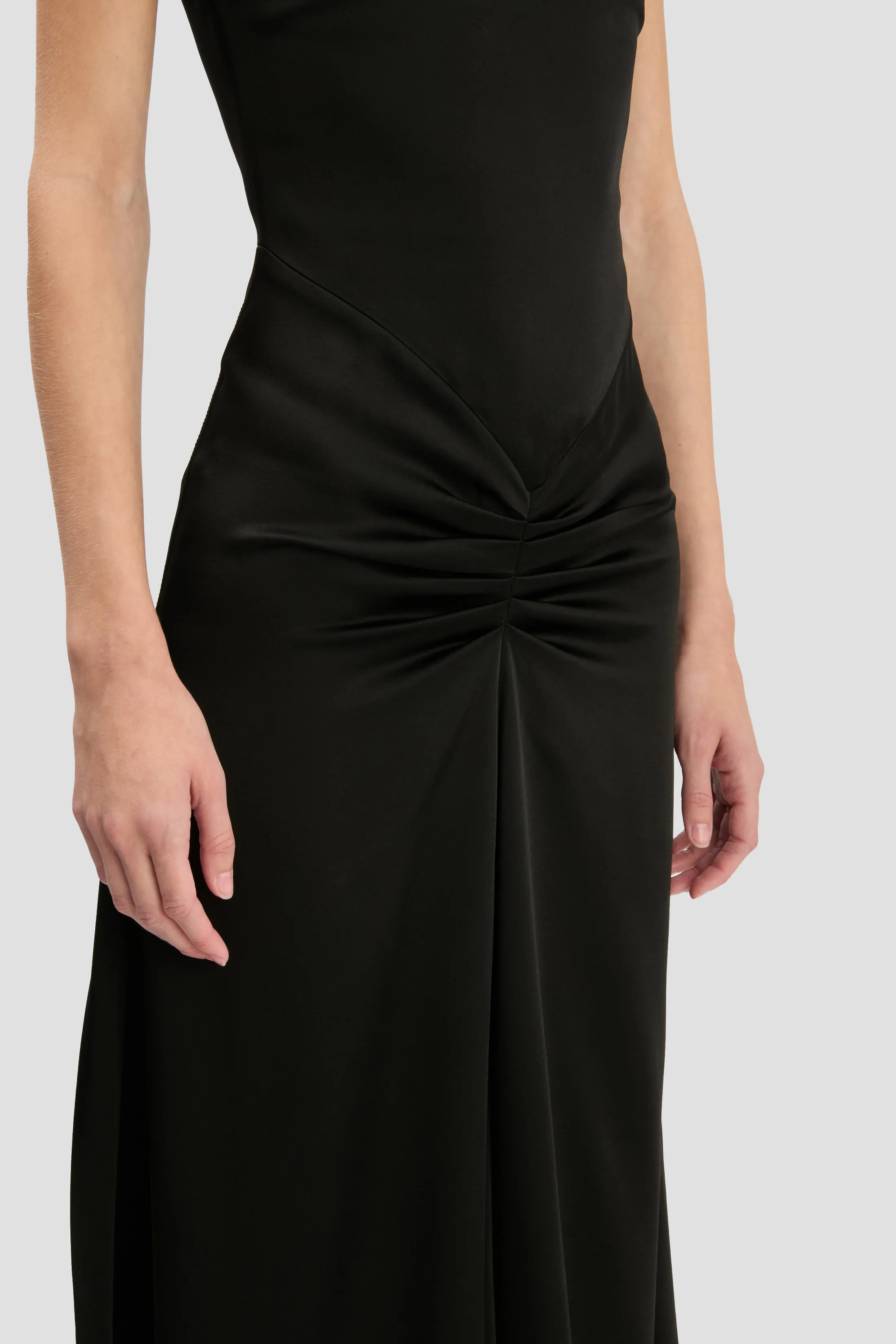 Blaire Midi Dress In Black sold by Victoria Beckham product image thumbnail 3