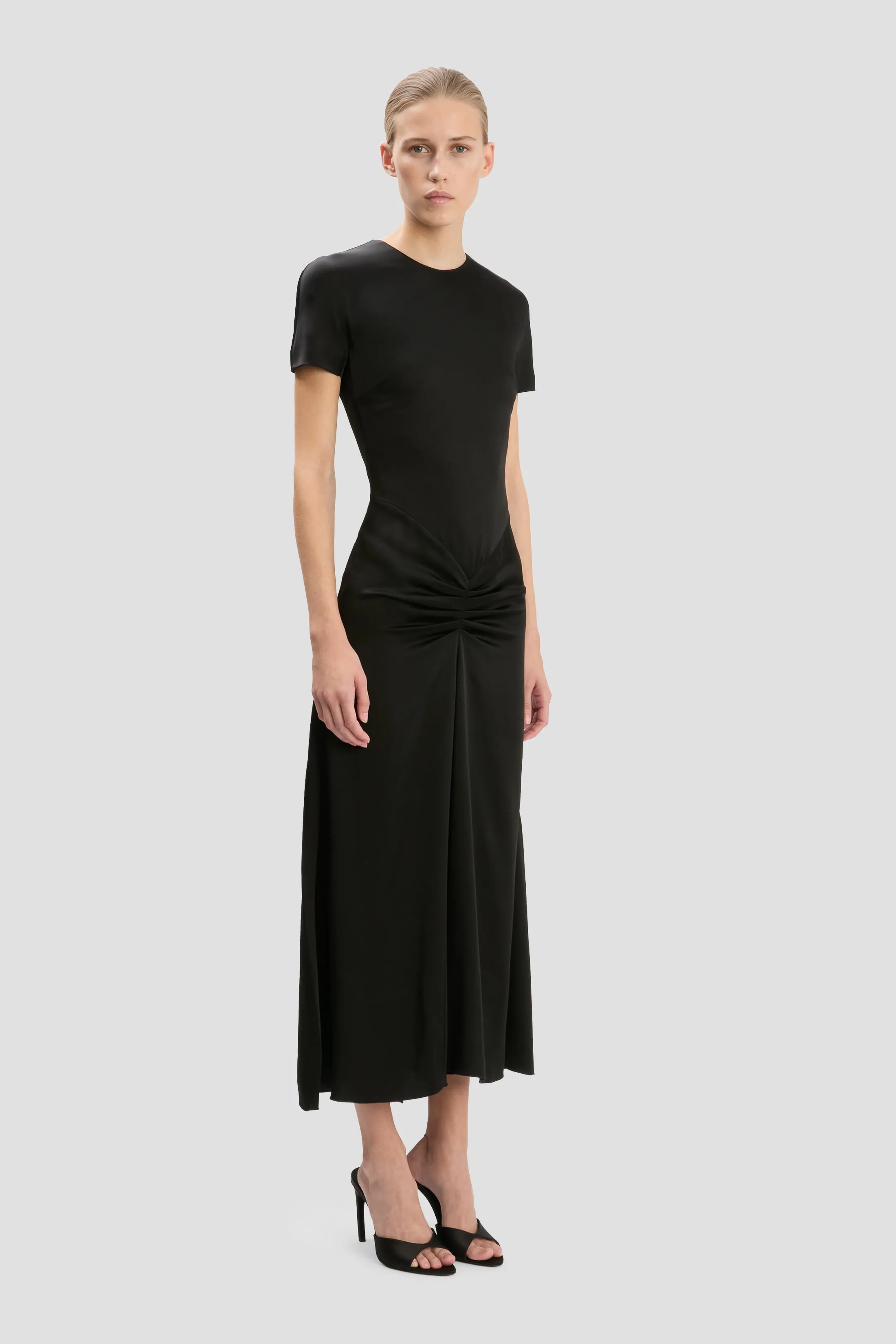 Blaire Midi Dress In Black sold by Victoria Beckham product image thumbnail 2