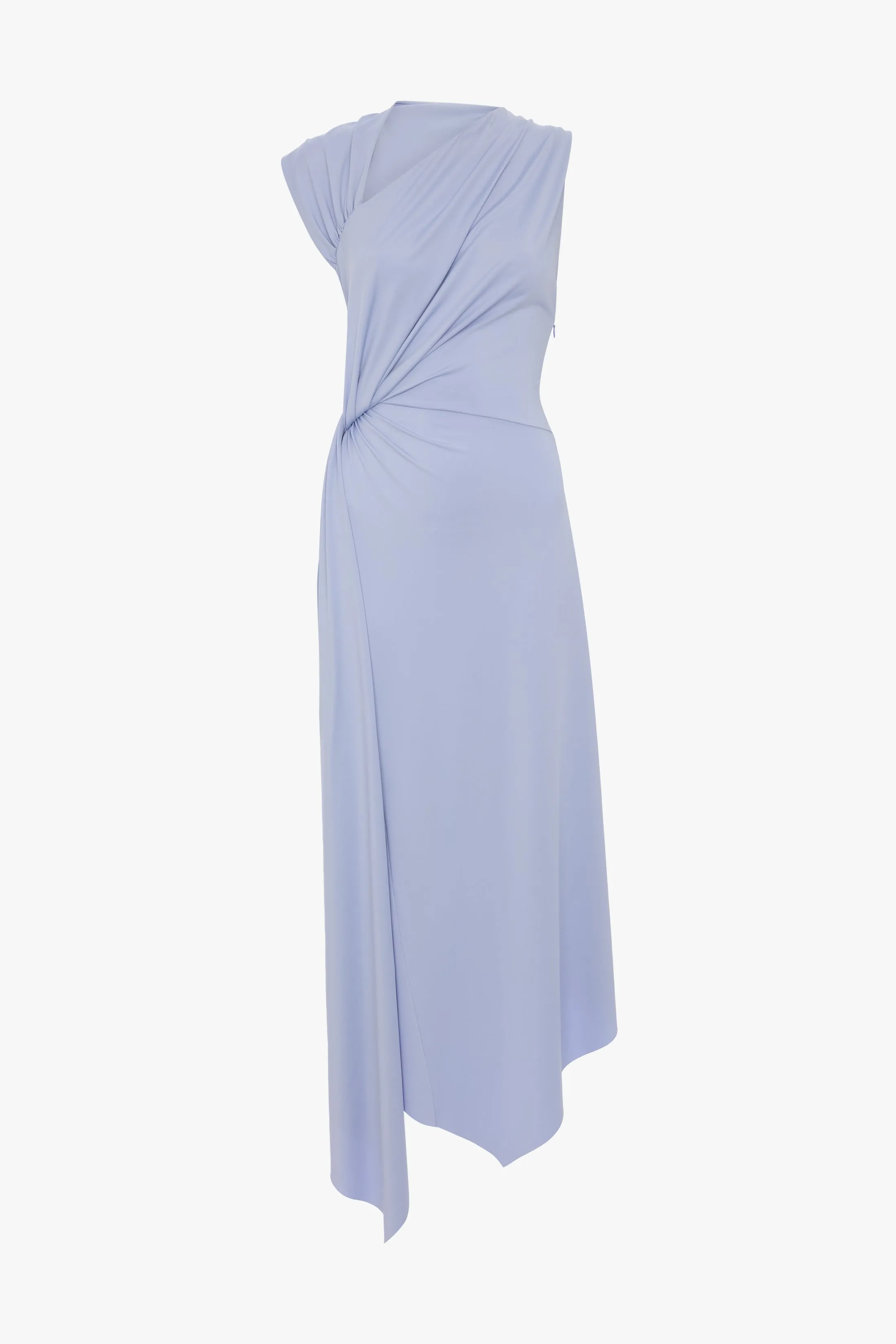 Cap Sleeve Midi Dress In Cloud Blue sold by Victoria Beckham product image thumbnail 5