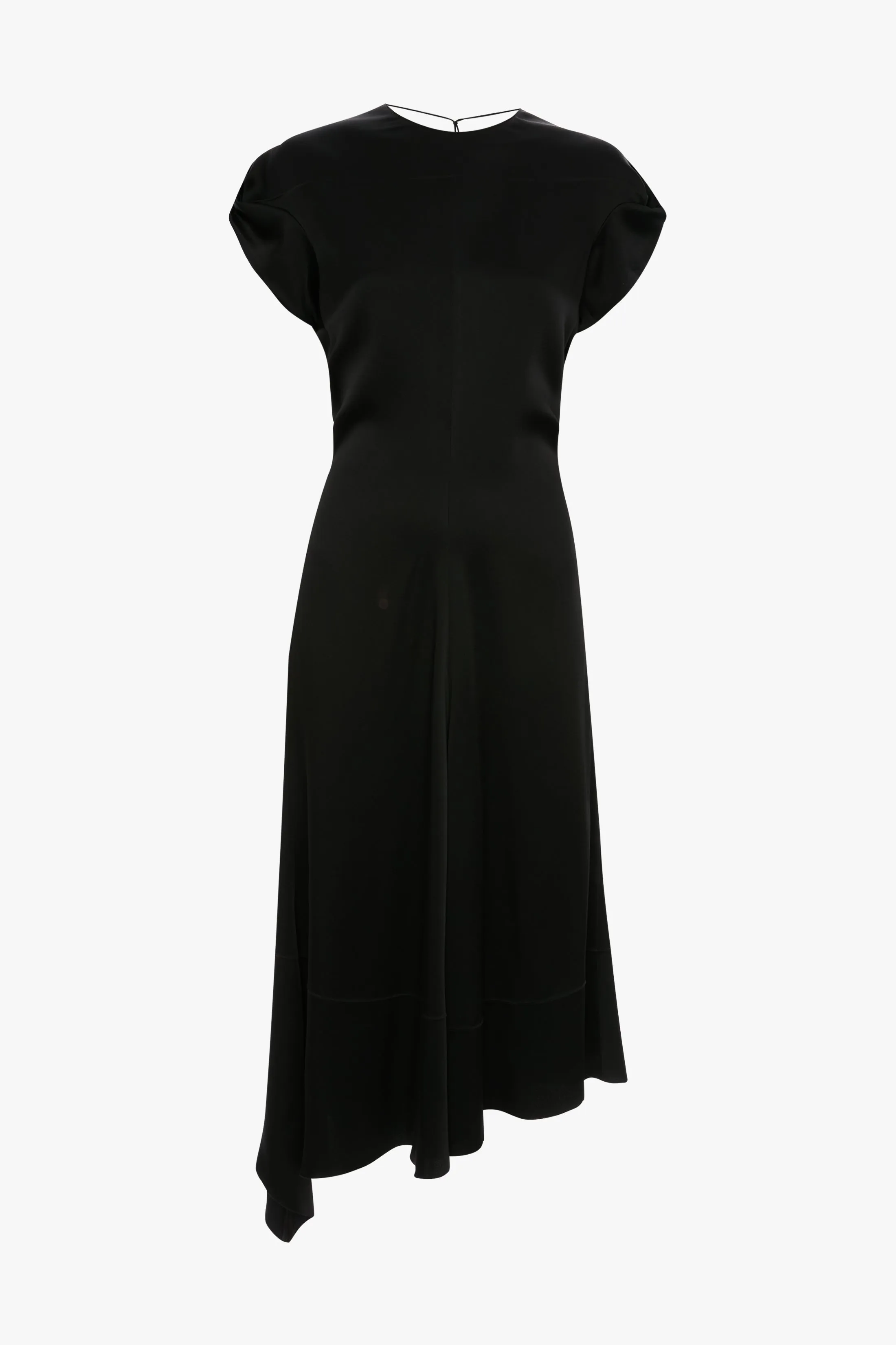 Twist Shoulder Dress In Black sold by Victoria Beckham product image thumbnail 5
