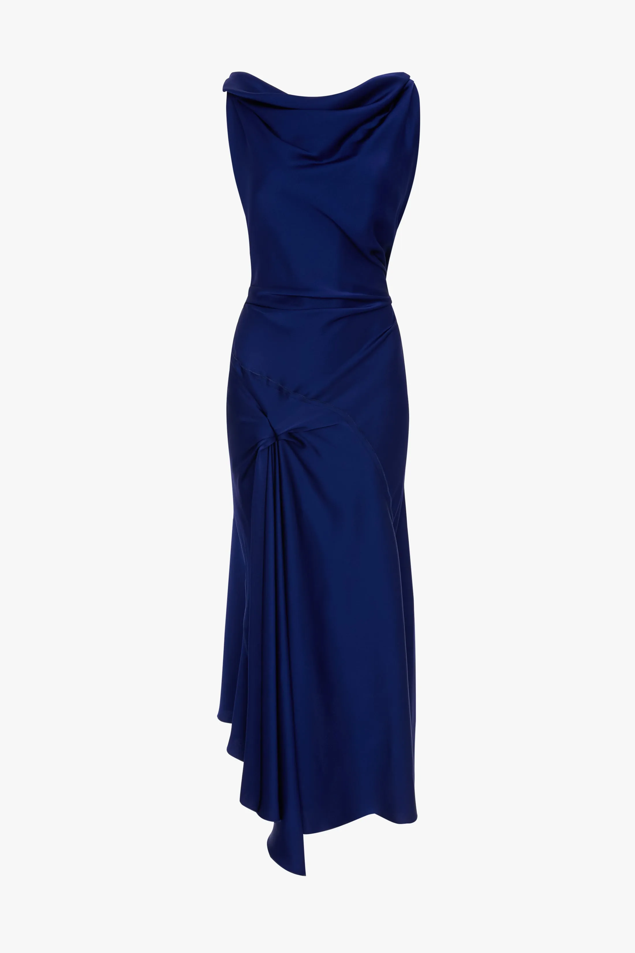 Posy Midi Dress In Bright Indigo sold by Victoria Beckham product image thumbnail 5