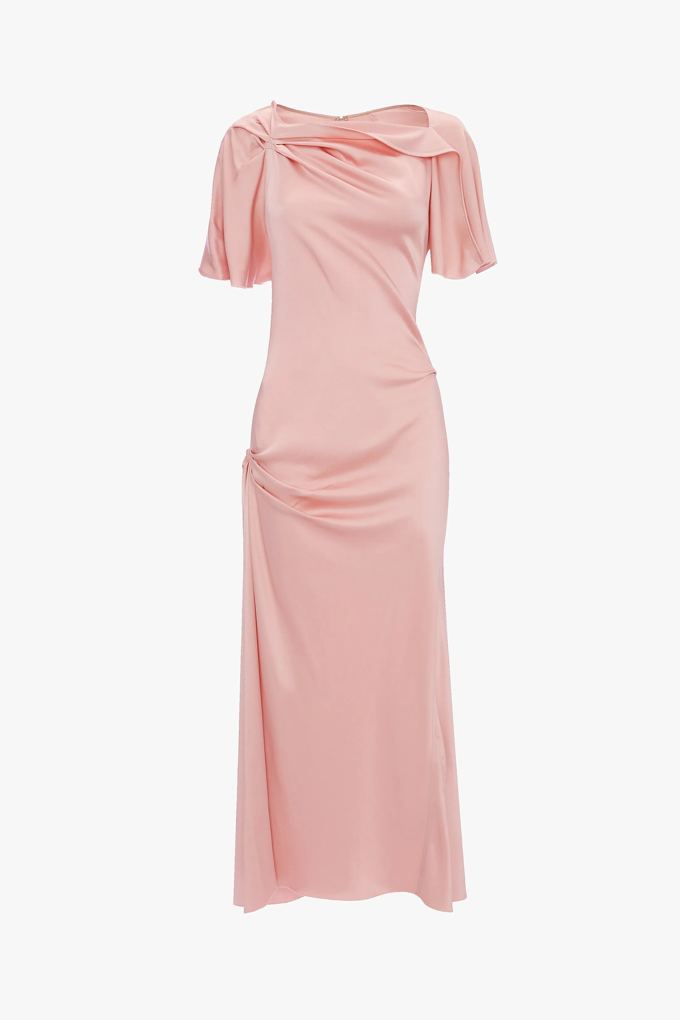 Cap Sleeve Dress In Dusty Pink sold by Victoria Beckham product image thumbnail 5
