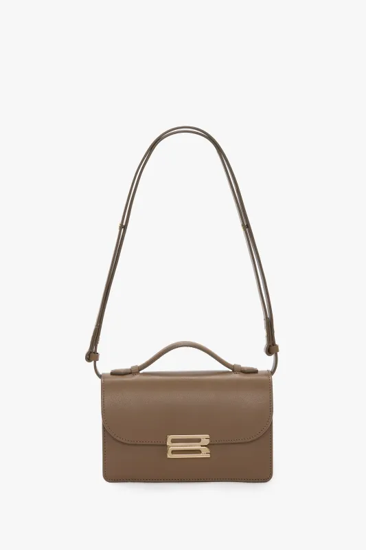 Dorian Bag Small In Dove Grey Leather made by Victoria Beckham