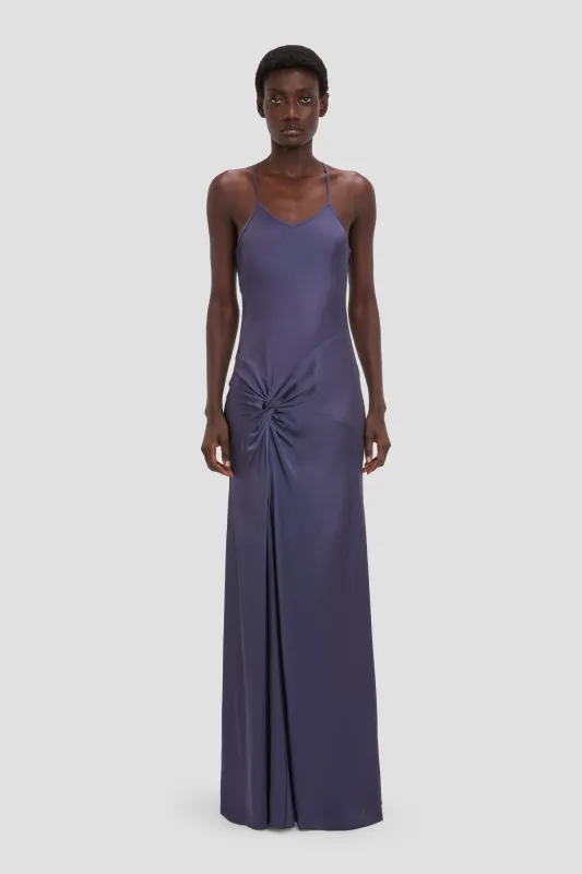 Draped Cami Gown In Eclipse made by Victoria Beckham